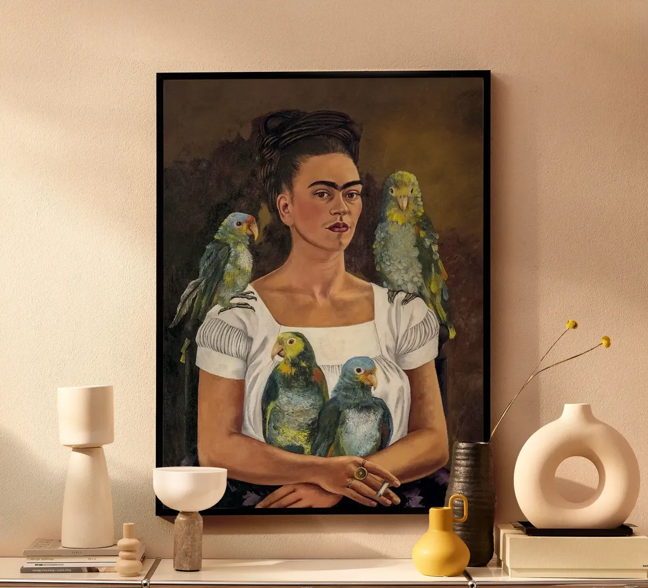 Io e i miei pappagalli, 1941 poster con telaio in plastica da David Jackson