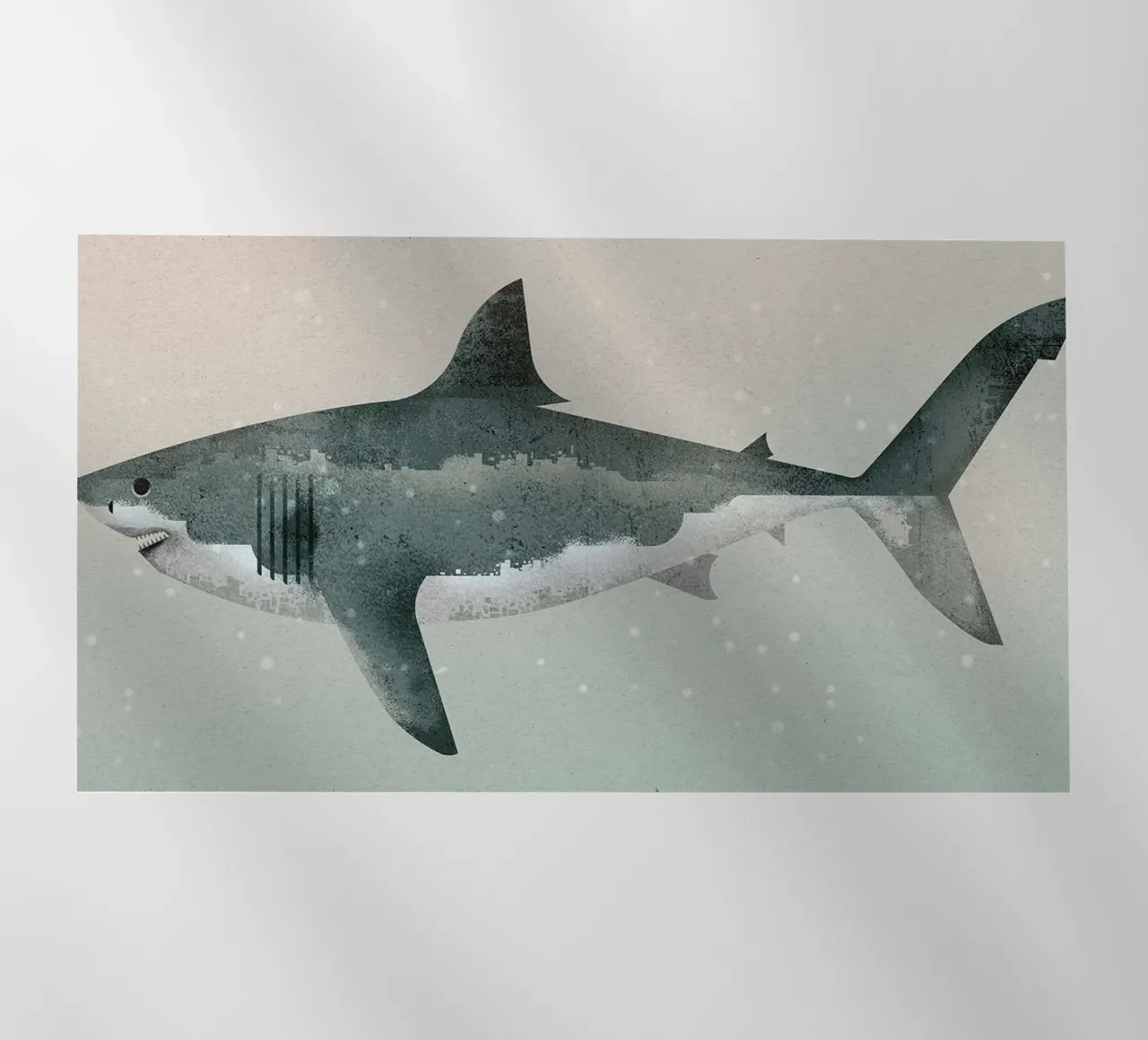 Megalodon pellicola backlit da David Jackson