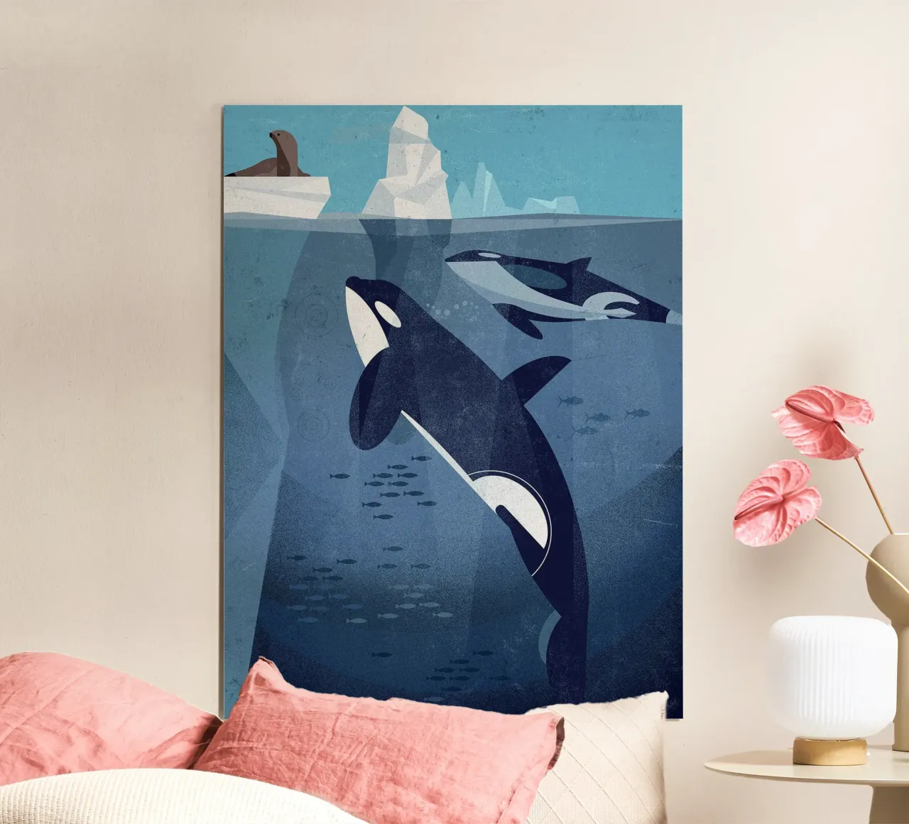 Orca di Dieter Braun poster da David Jackson