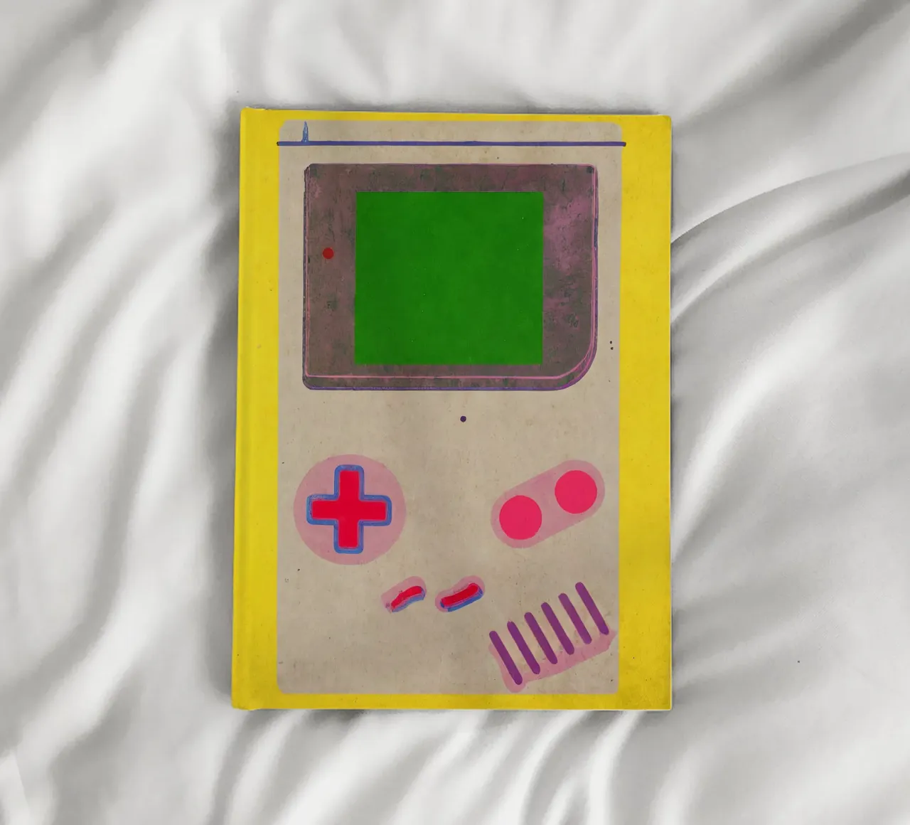 Retro Gameboy Poster - Pop art print for gamers:inside notebook by KUNSTstück