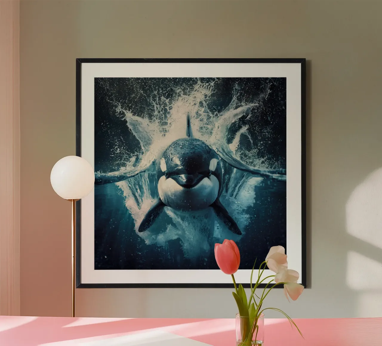 Orca Killer Whale poster da David Jackson