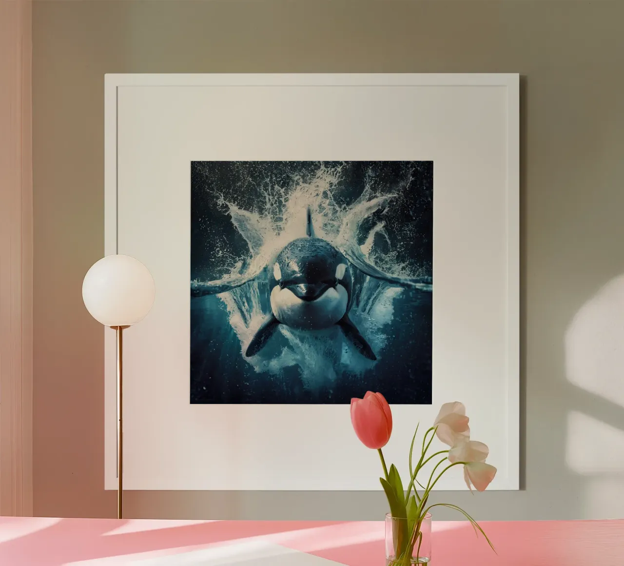 Orca Killer Whale poster da David Jackson