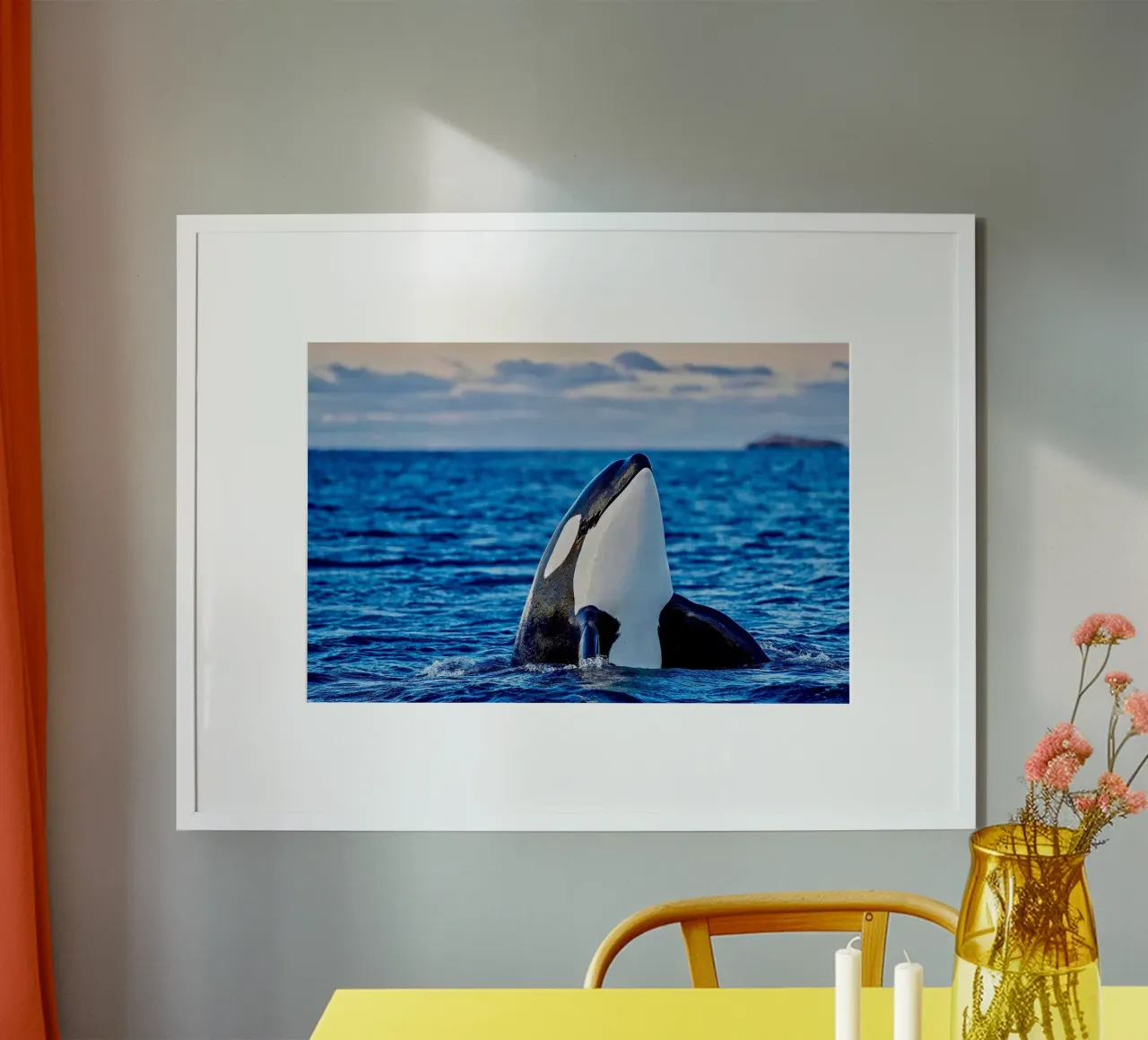 Orca o balena assassina, Kaldfjorden poster da David Jackson