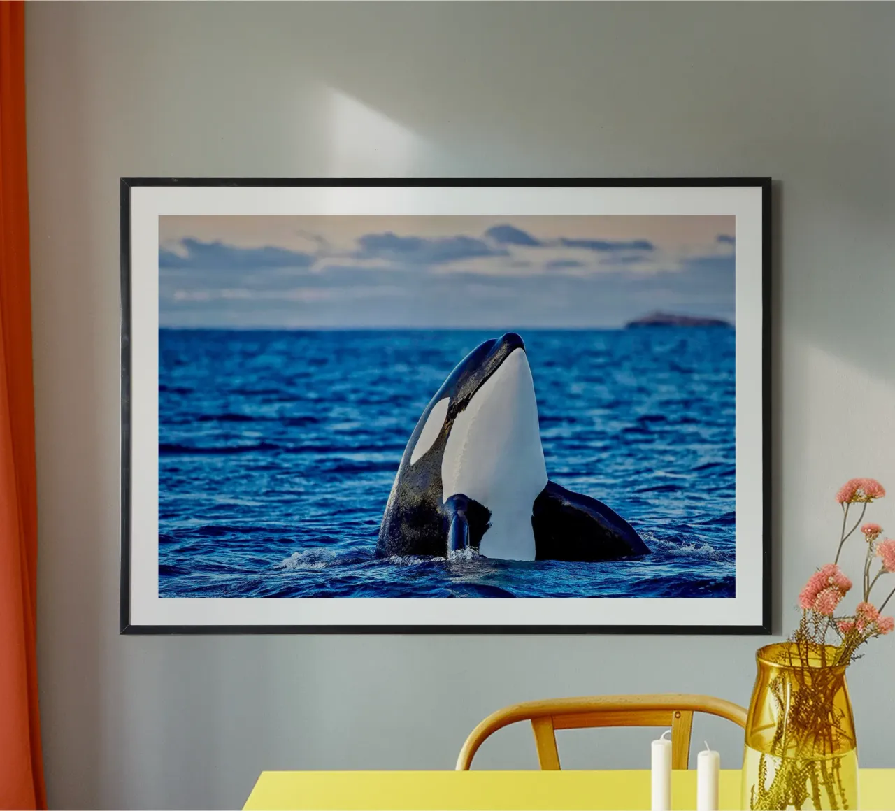 Orca o balena assassina, Kaldfjorden poster da David Jackson