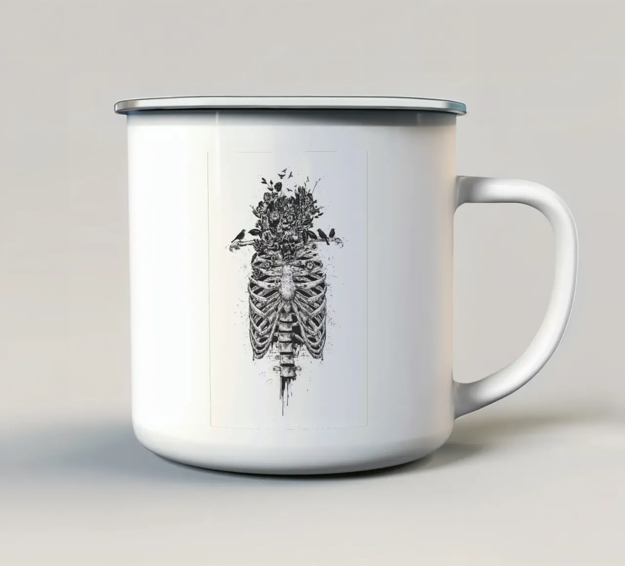 Tree of life tazza in smalto da Balazs Solti