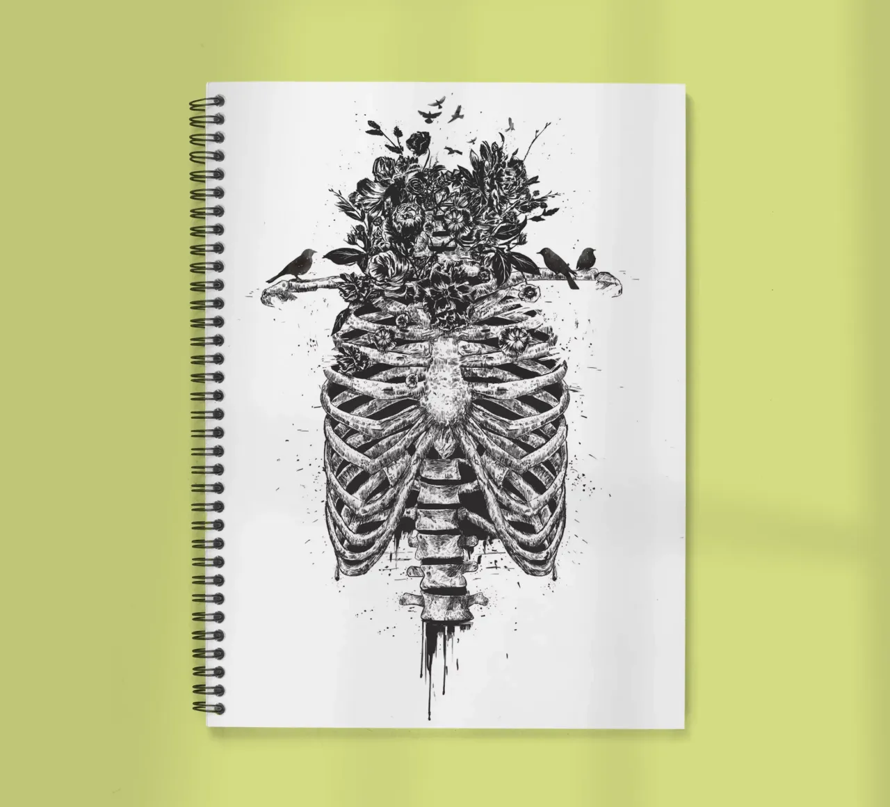 Tree of life spiral notebook by Balazs Solti