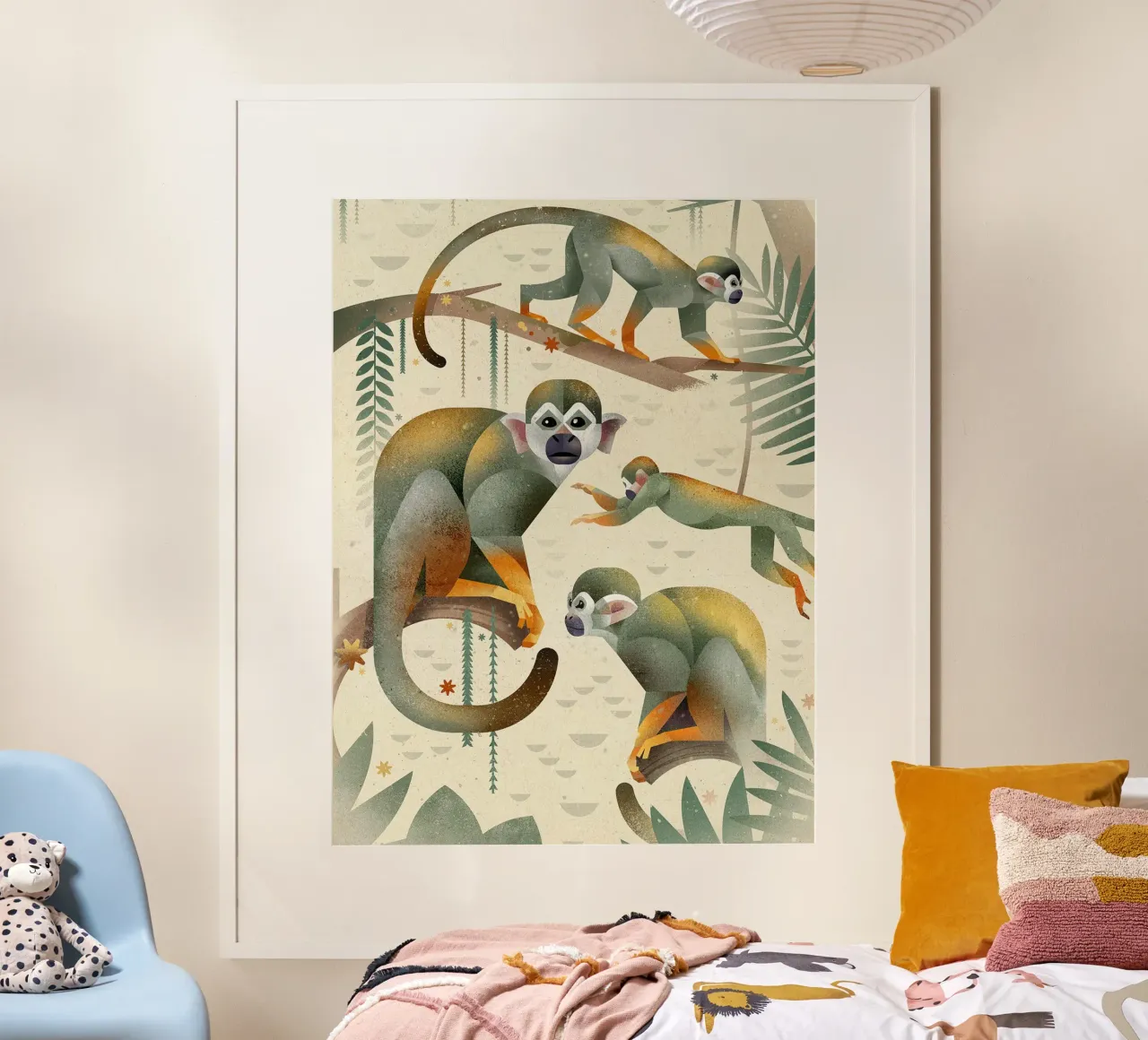 Scimmia scoiattolo poster da David Jackson