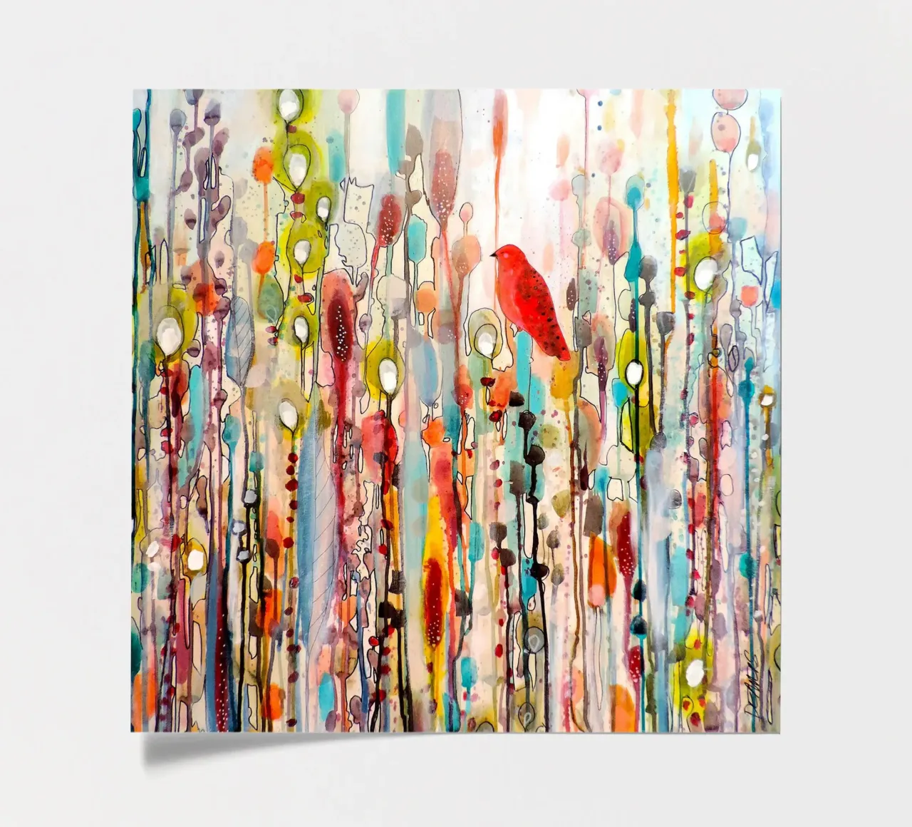 Der Lauf des Lebens Stickerbogen von David Jackson