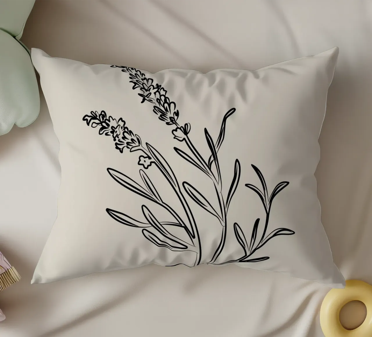 Boho Bohemian 9 Lavender cuscino da Boho Print Collection