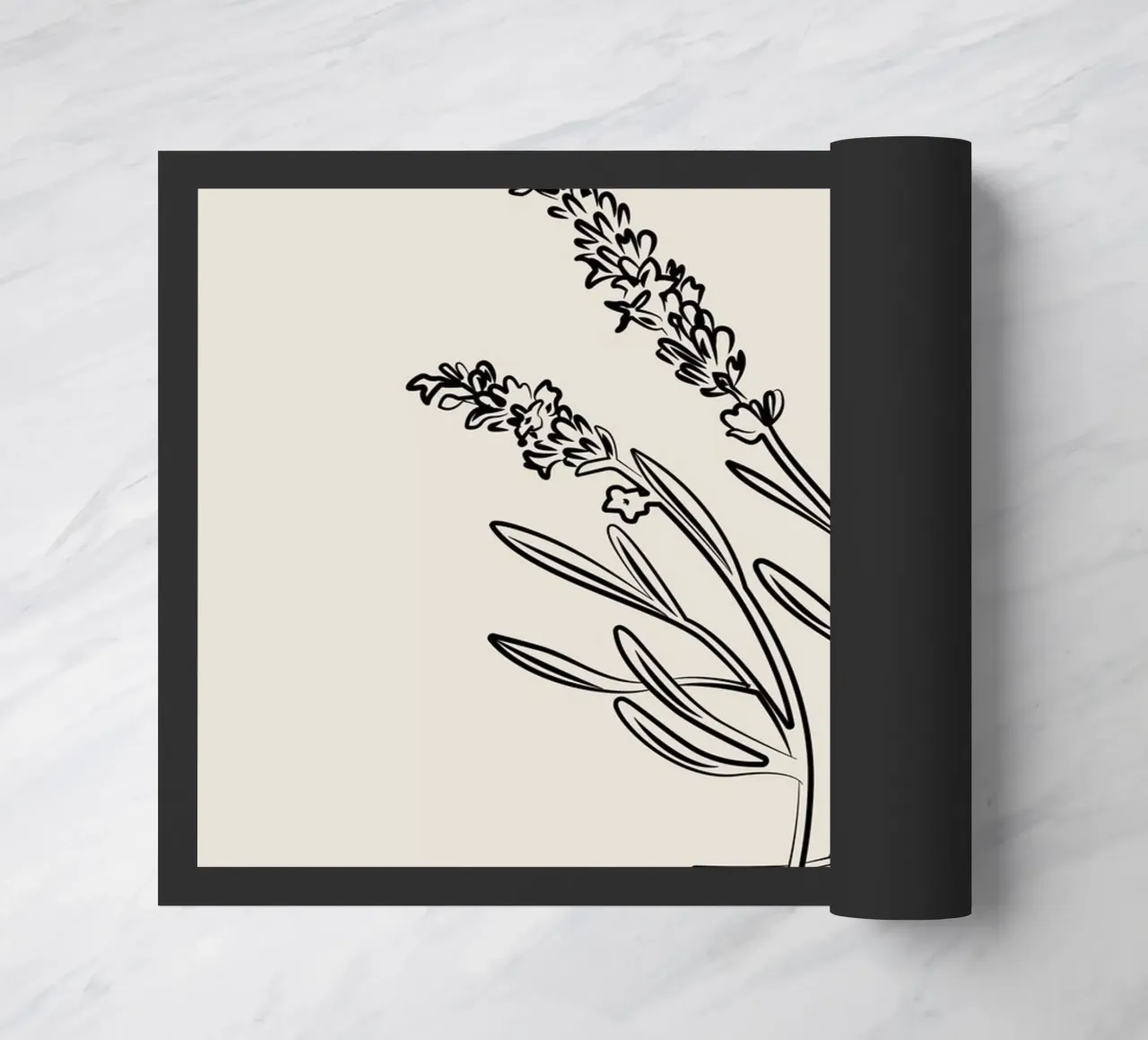 Boho Bohemian 9 Lavender zerbino da Boho Print Collection