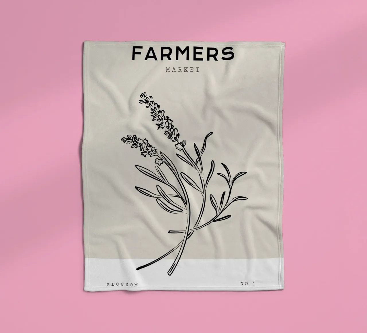 Boho Bohemian 9 Lavender coperta in pile da Boho Print Collection