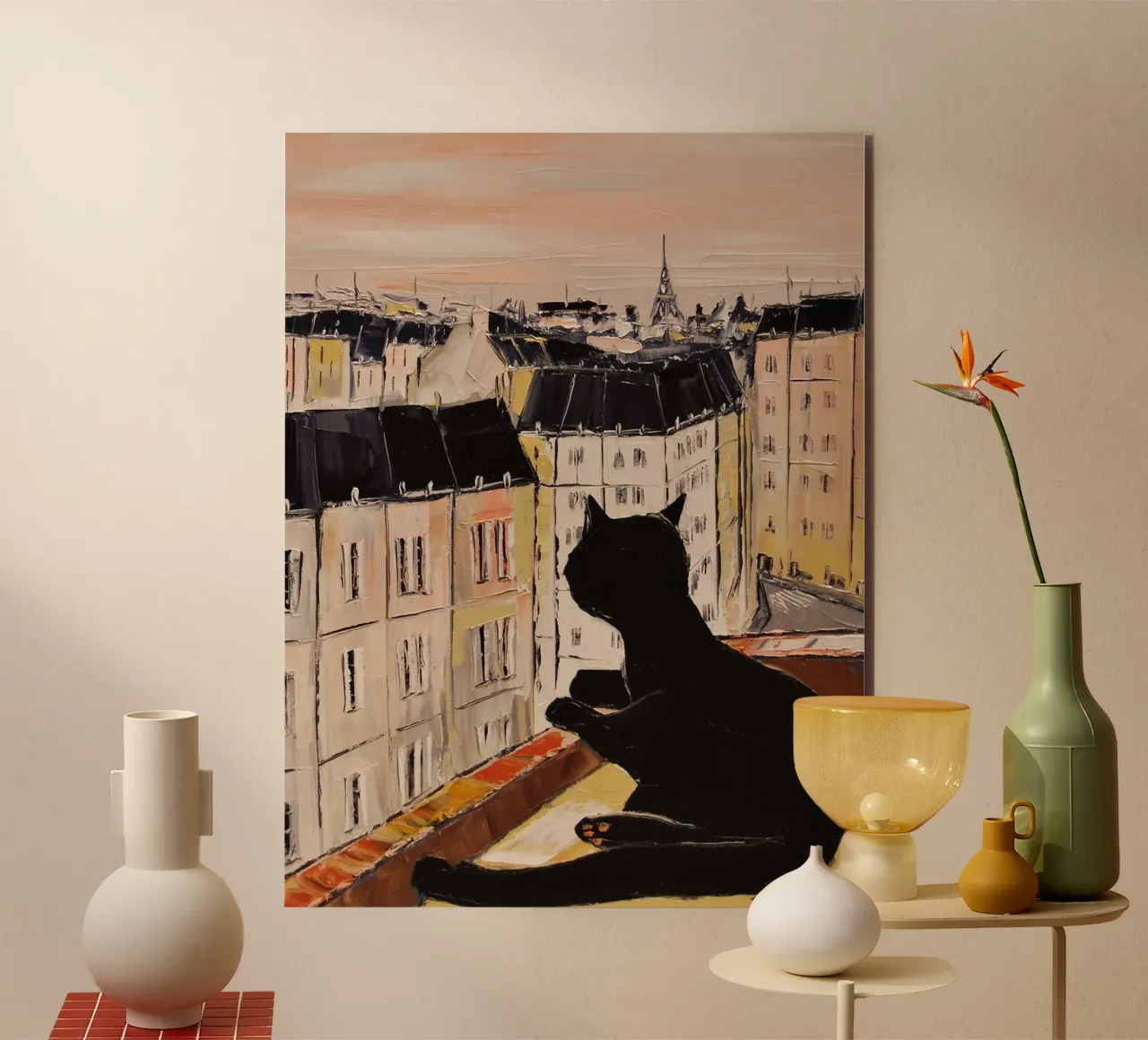 Tomcat a Parigi alluminio dibond da David Jackson