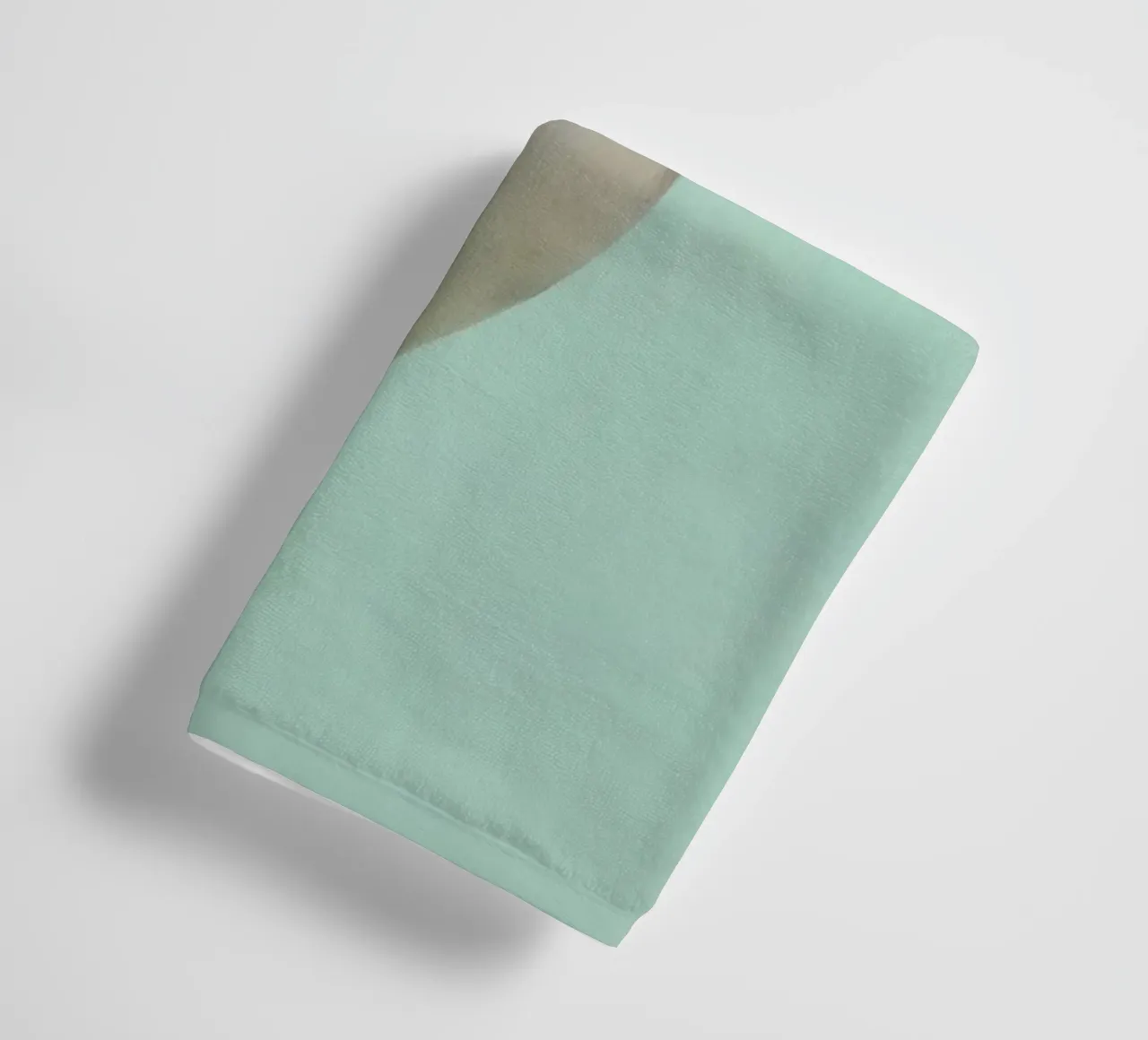 Seal Balancing with Ball on Green Background towel by DesignDoodle