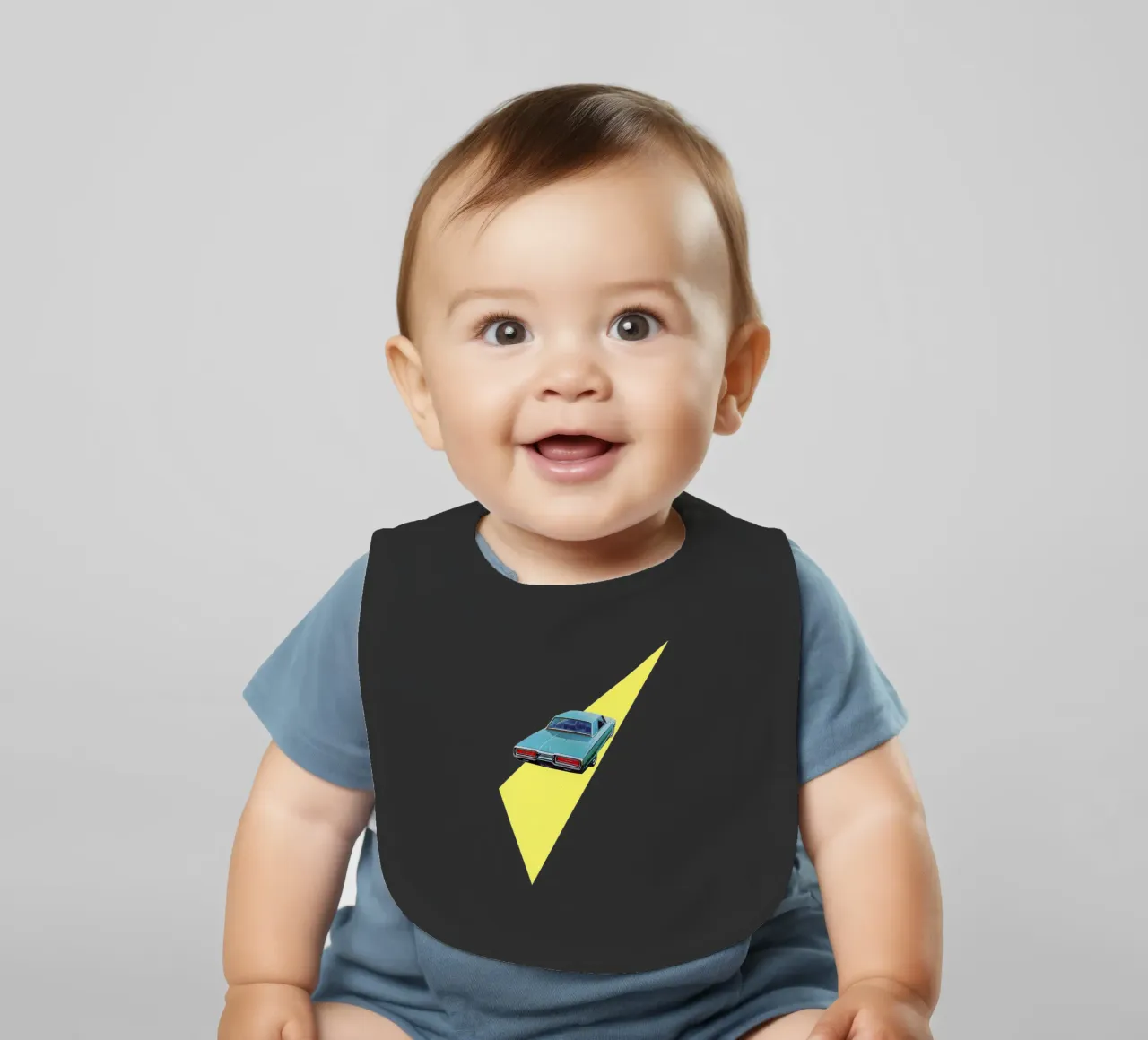 Offene Straße Babylätzchen von Cassia Beck Collage