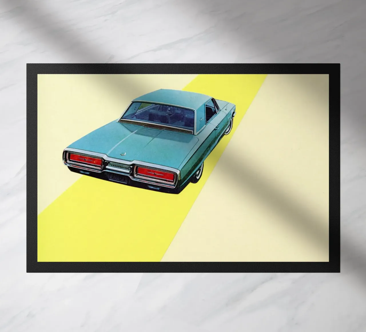 Open Road doormat by Cassia Beck Collage