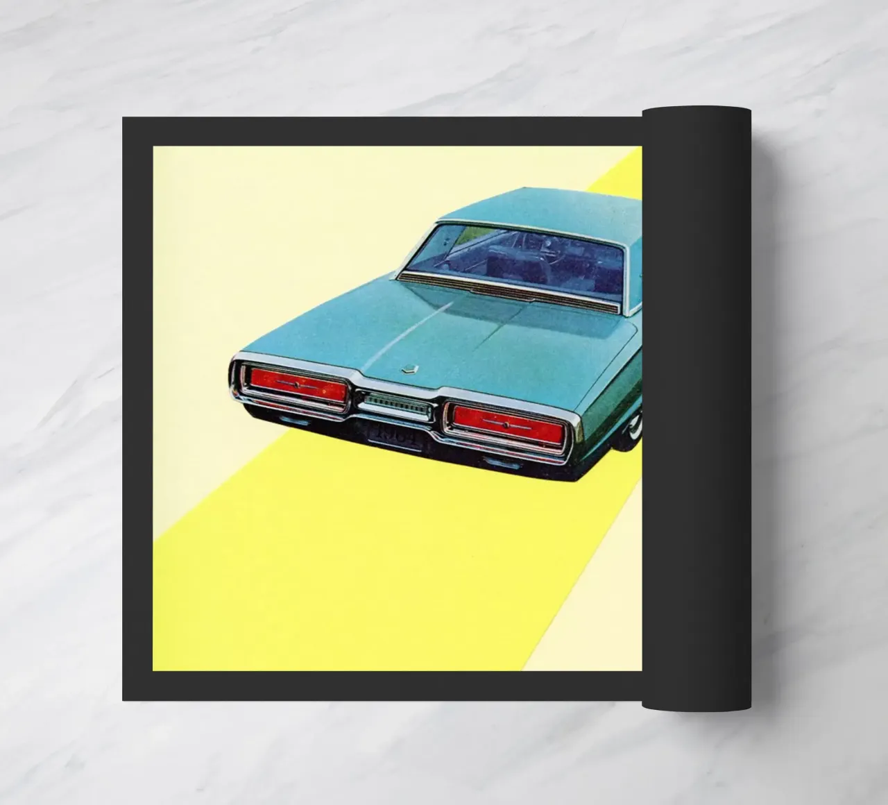 Open Road doormat by Cassia Beck Collage