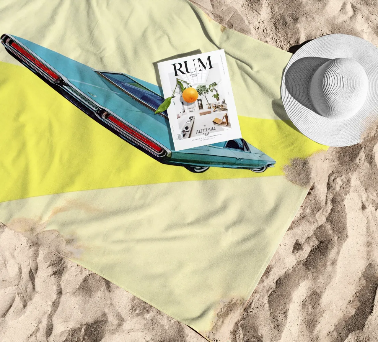 Strada aperta telo mare da Cassia Beck Collage