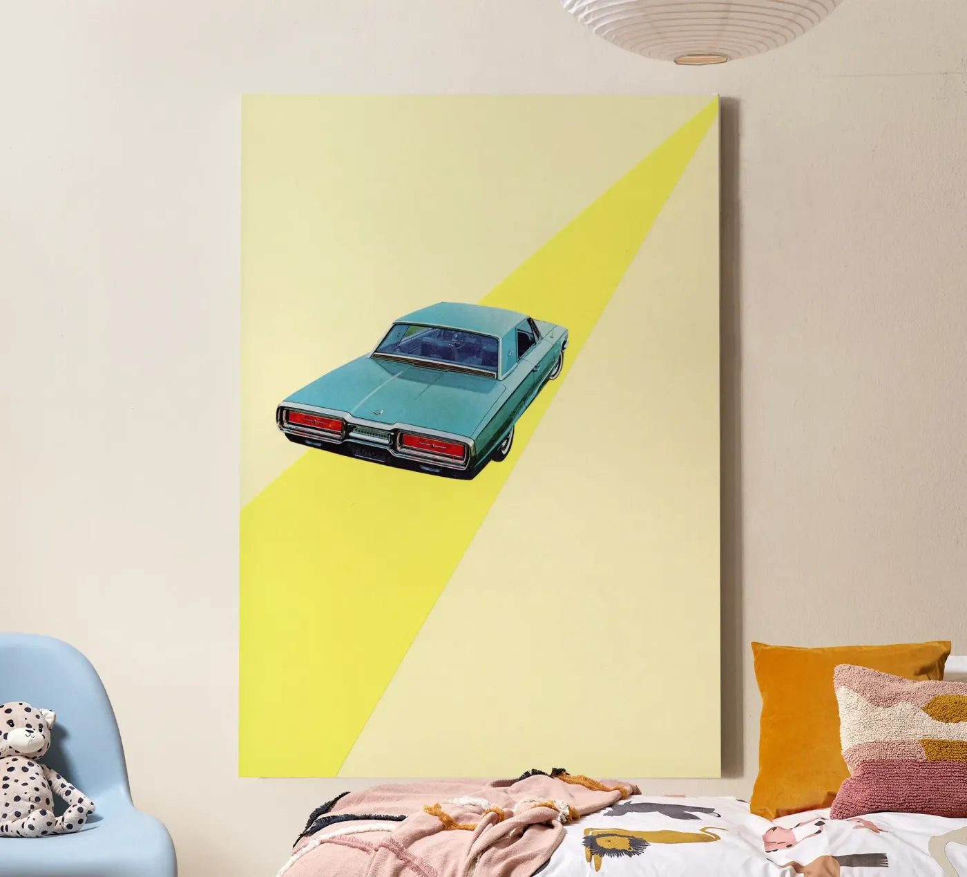 Strada aperta tela da Cassia Beck Collage