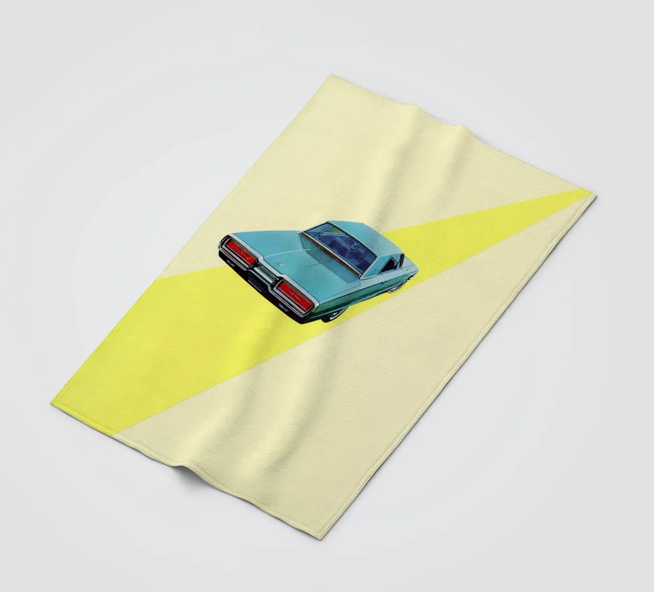 Offene Straße Fleecedecke von Cassia Beck Collage