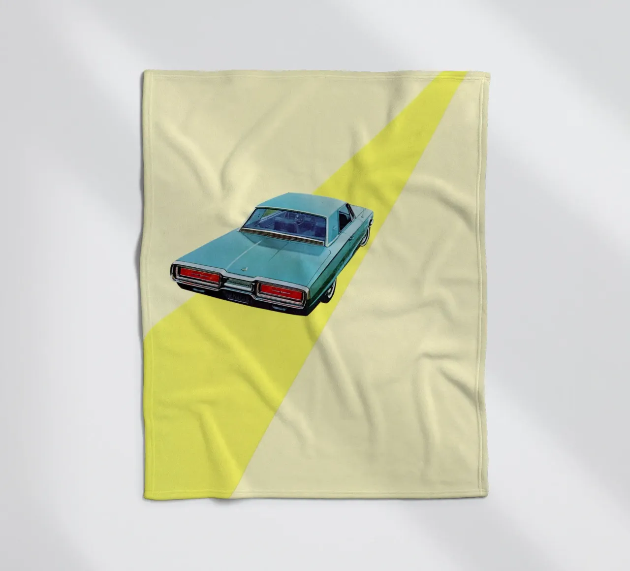 Offene Straße Fleecedecke von Cassia Beck Collage