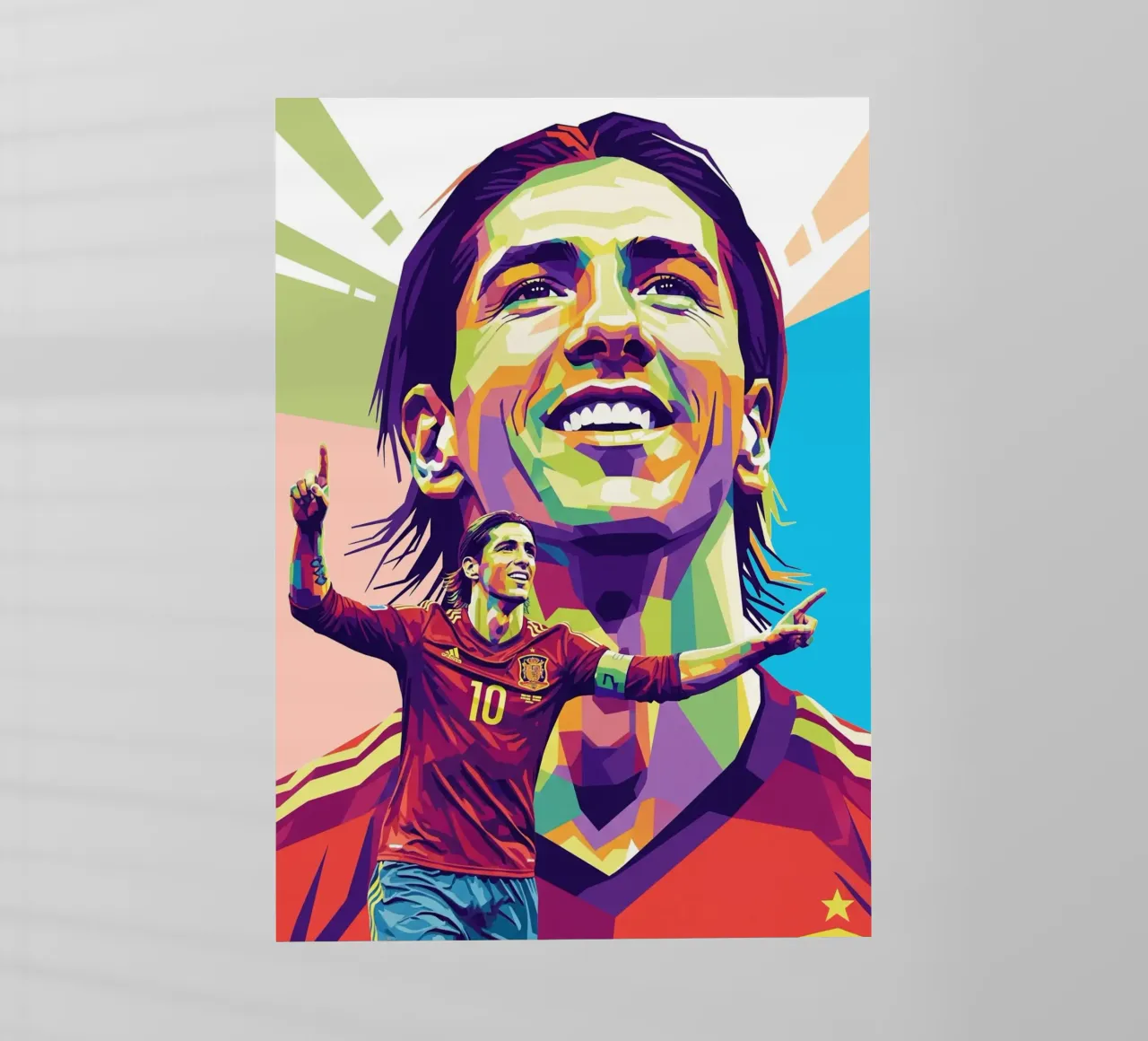 Fernando Torres con l'iconico sorriso pellicola backlit da Hantamrata