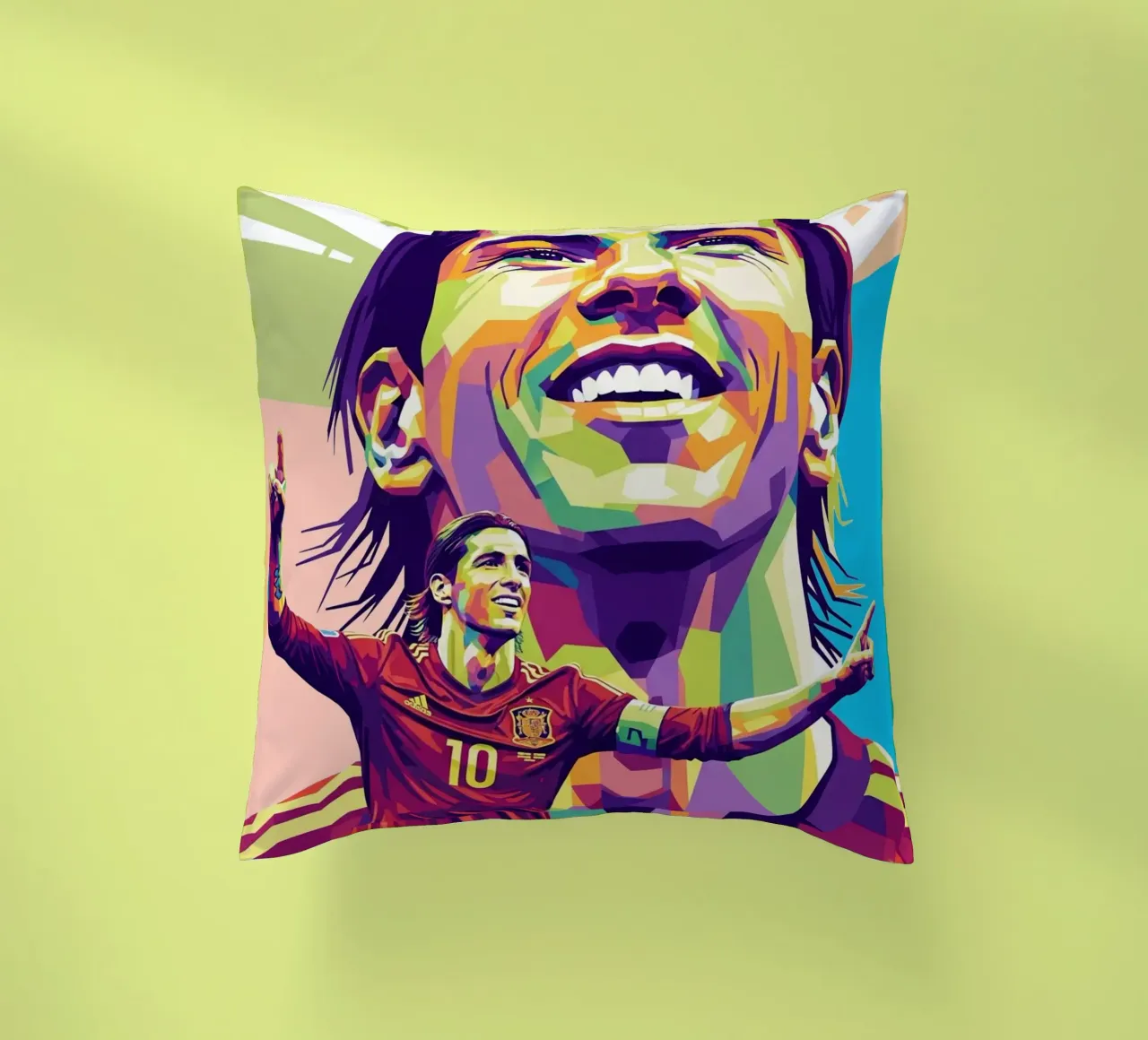 Fernando Torres con l'iconico sorriso cuscino da Hantamrata