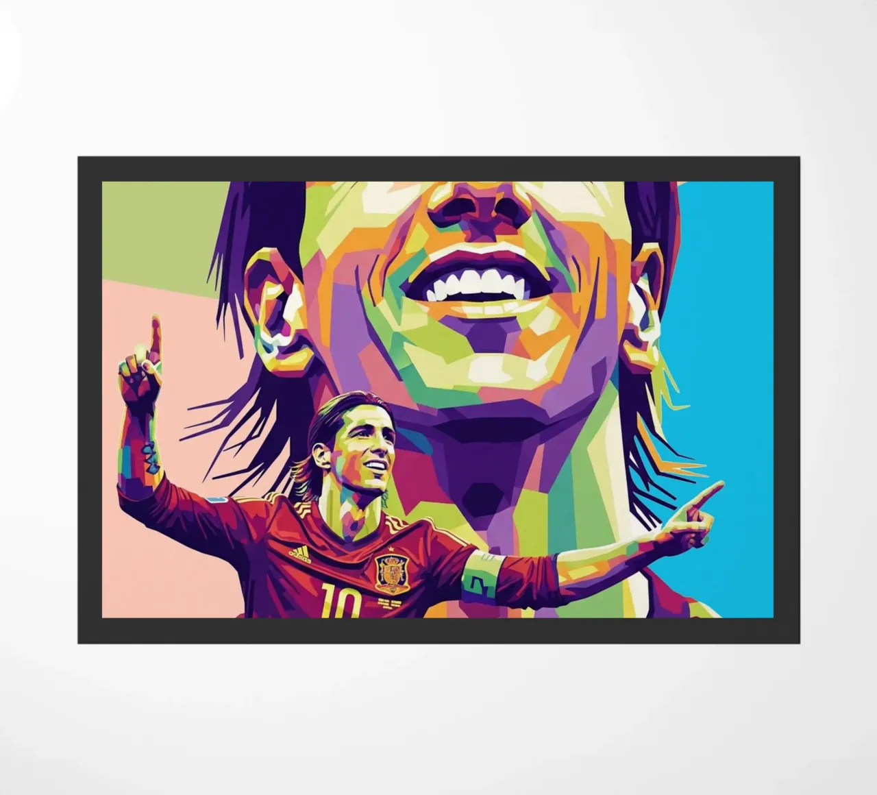 Fernando Torres con l'iconico sorriso zerbino da Hantamrata
