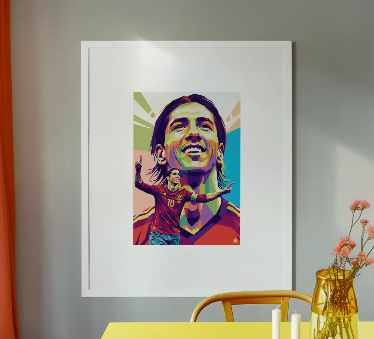 Fernando Torres con l'iconico sorriso poster da Hantamrata