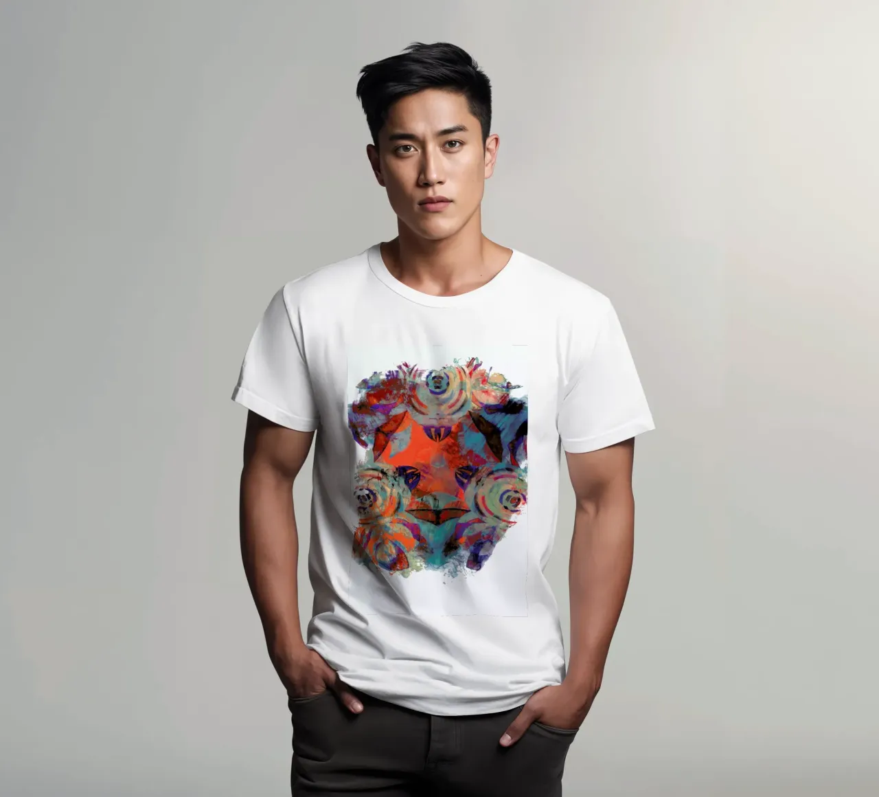 Abstract Sketch 2 t-shirt da In Full Color