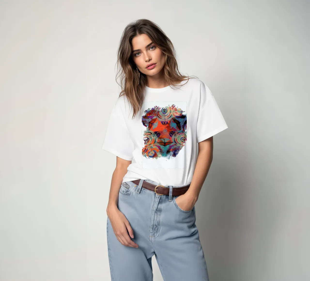 Abstract Sketch 2 t-shirt da In Full Color