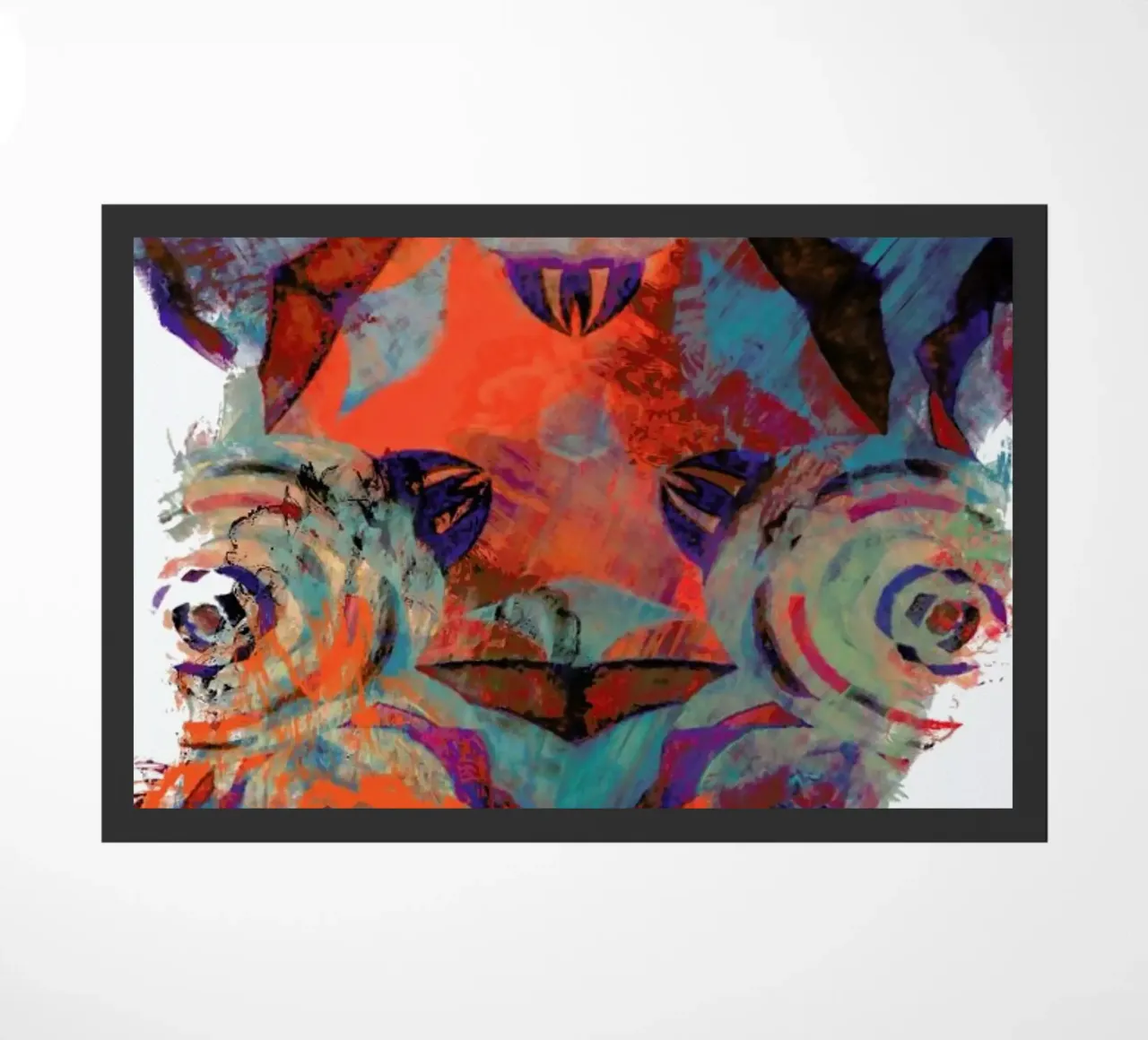 Abstract Sketch 2 Fußmatte von In Full Color