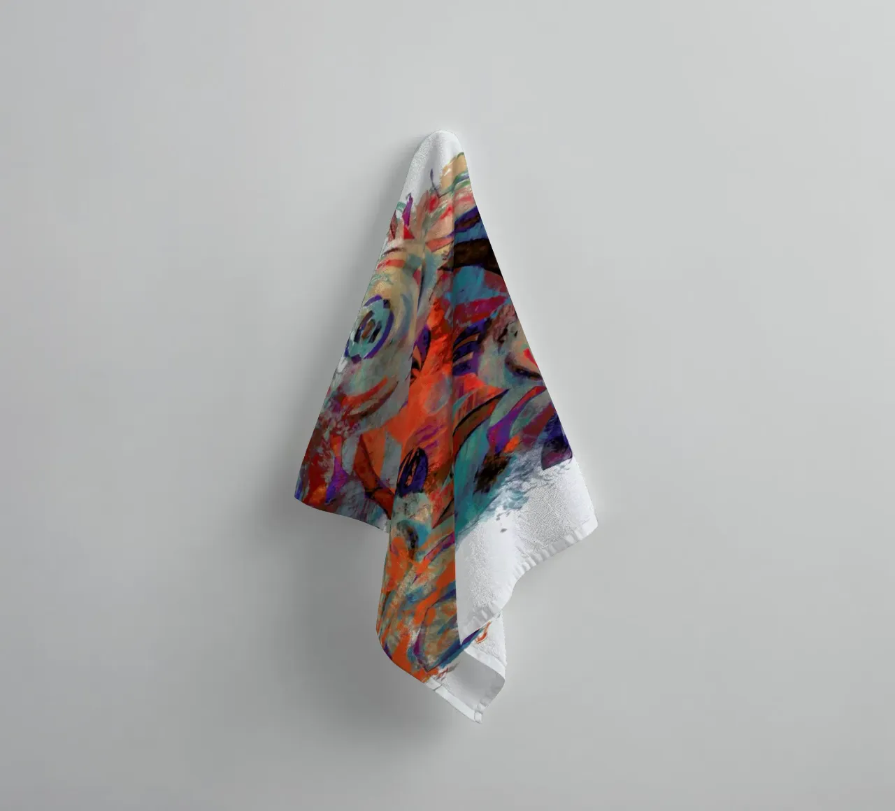 Abstract Sketch 2 asciugamano da bagno da In Full Color