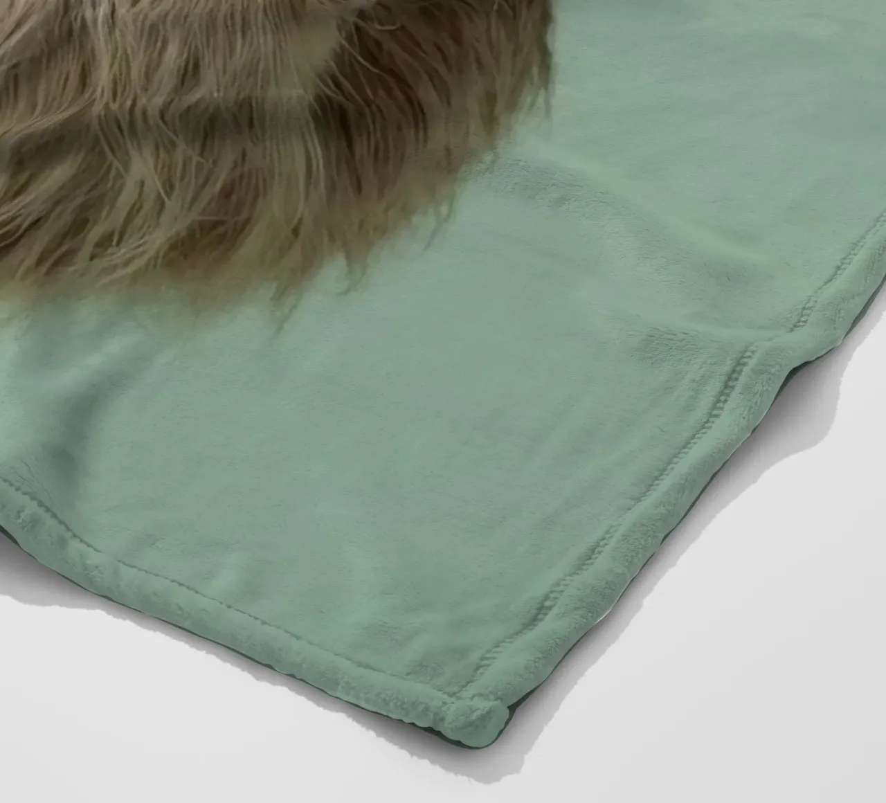 Bradipo felice appeso a un ramo coperta in pile da DesignDoodle