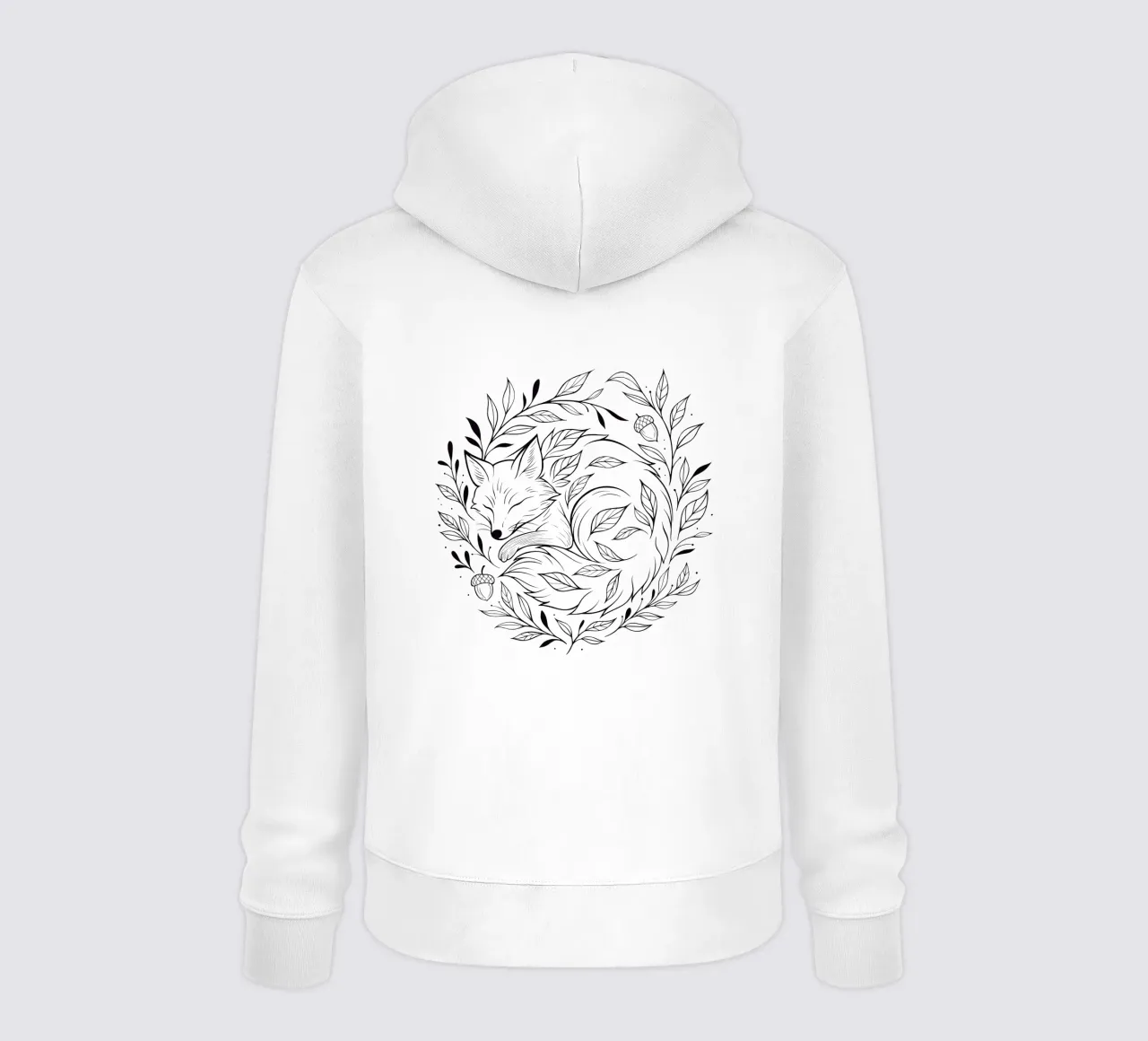 Ember Dreams Volpe d'autunno felpa con cappuccio da easternspringco