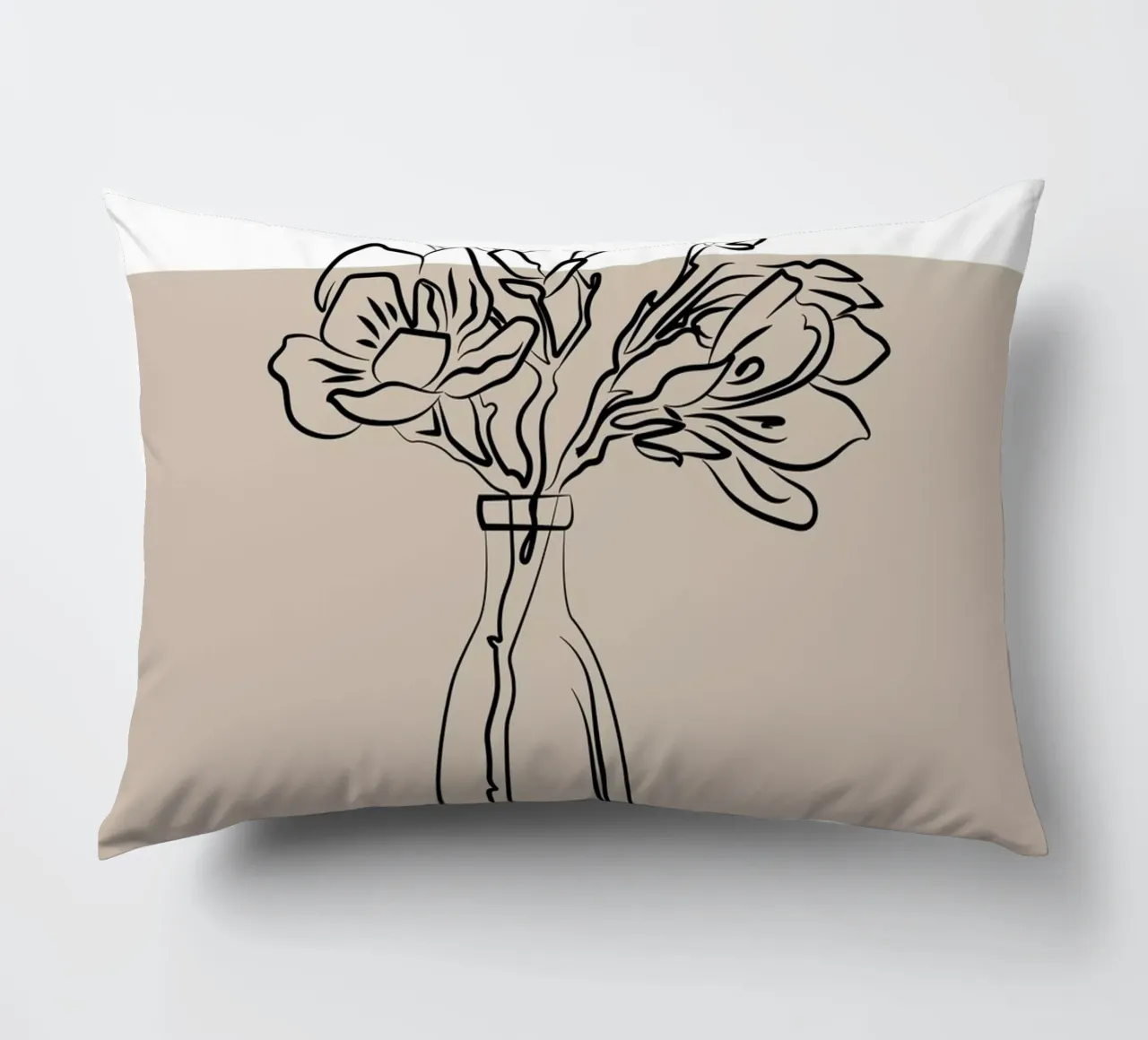 Boho Bohemian 10 Vase Paeonia cuscino da Boho Print Collection