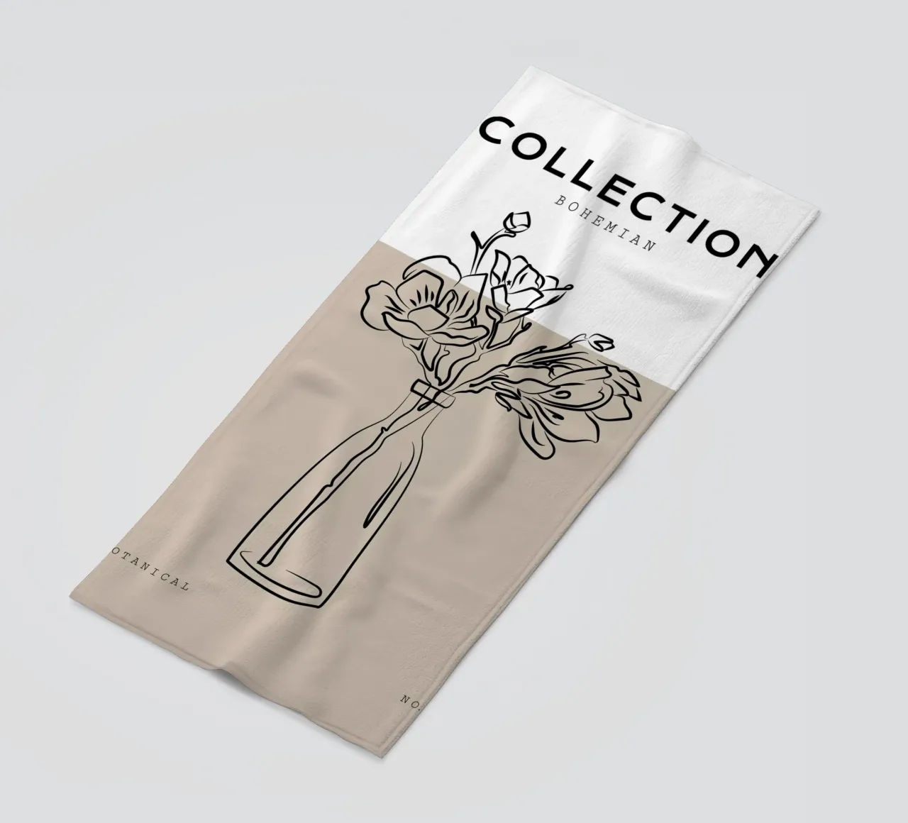 Boho Bohemian 10 Vase Paeonia telo mare da Boho Print Collection