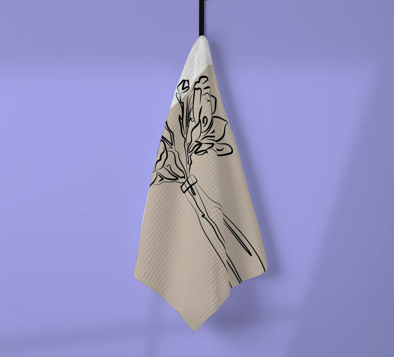 Boho Bohemian 10 Vase Paeonia canovaccio da cucina da Boho Print Collection
