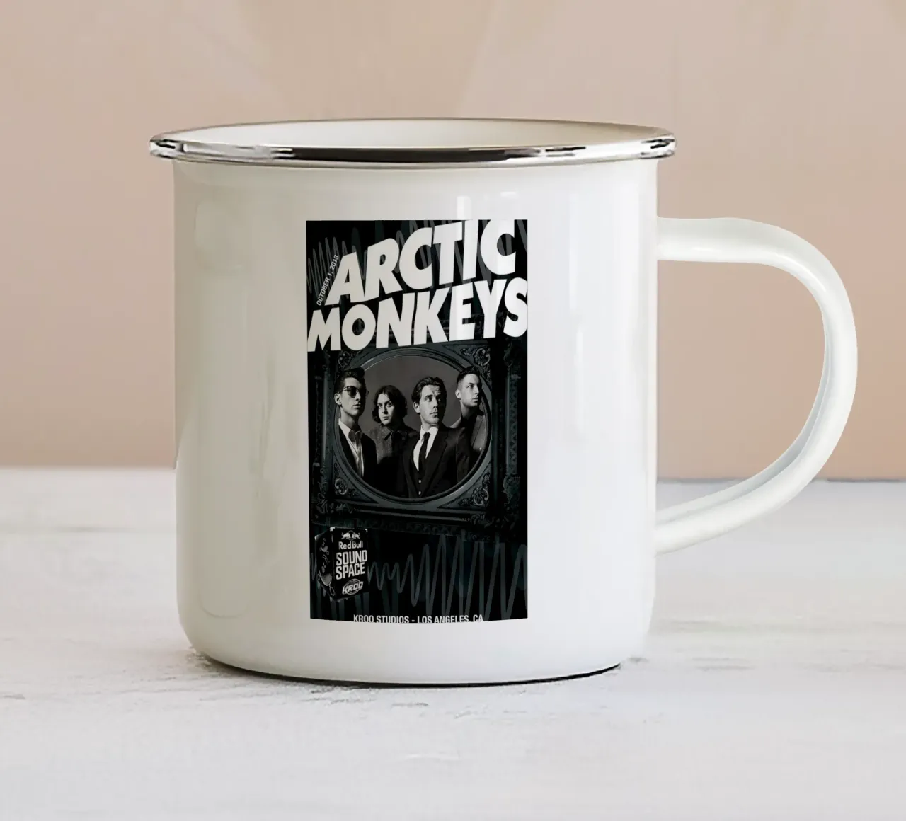 Sound Space Arctic Monkeys Concert Poster tazza in smalto da GleYYY