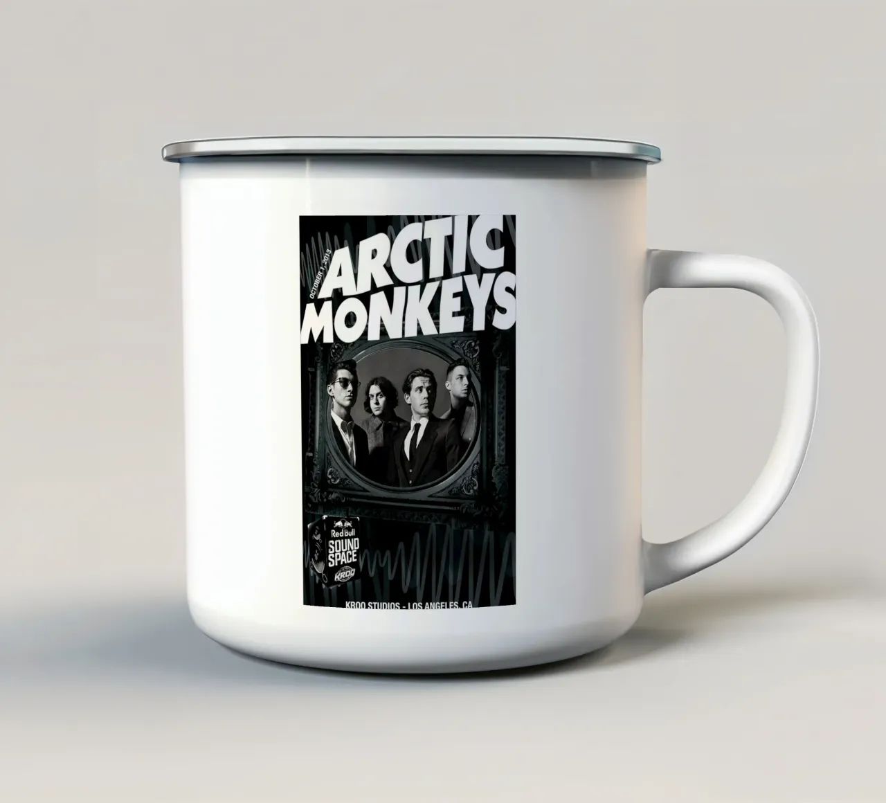 Sound Space Arctic Monkeys Concert Poster tazza in smalto da GleYYY