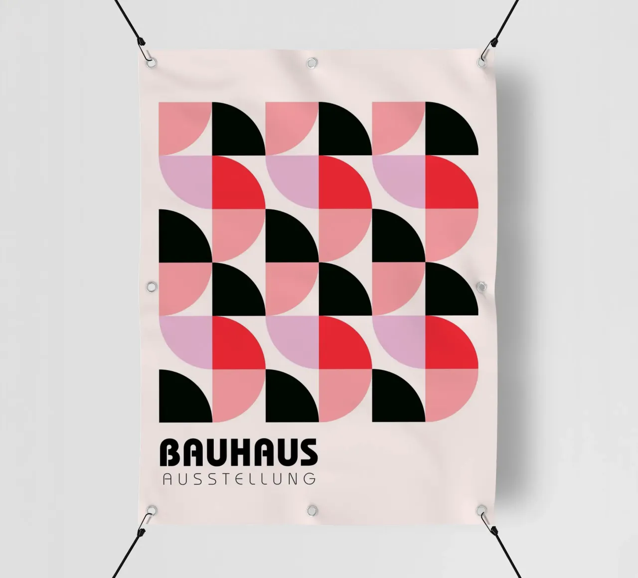 Geometria Bauhaus Design telo in pvc da Casa Calm