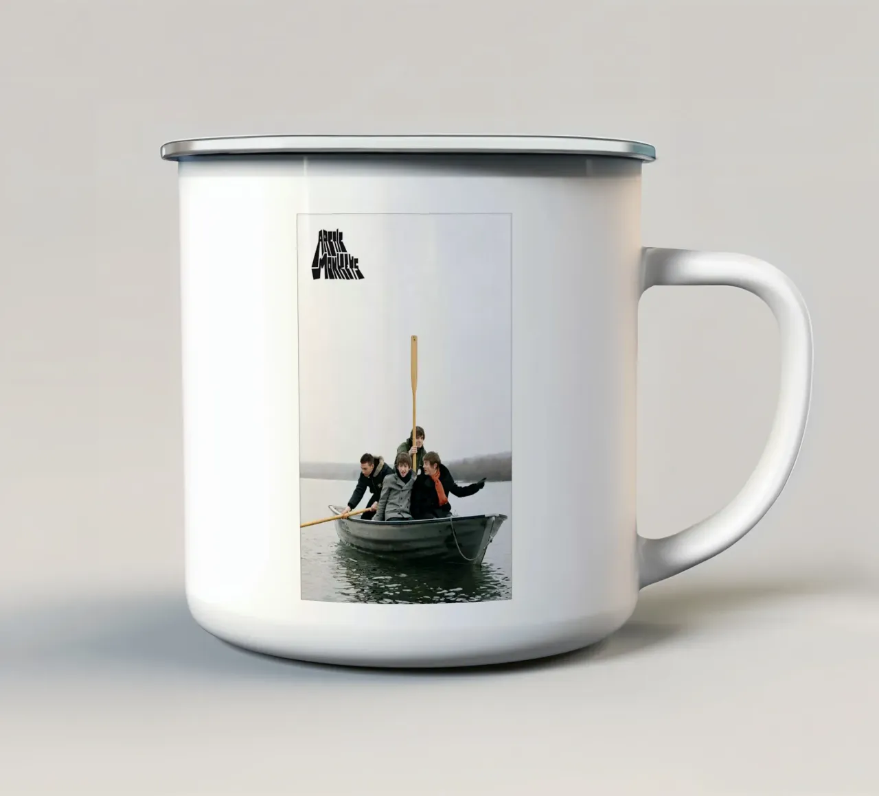 All Member Arctic Monkeys On Boat tazza in smalto da GleYYY