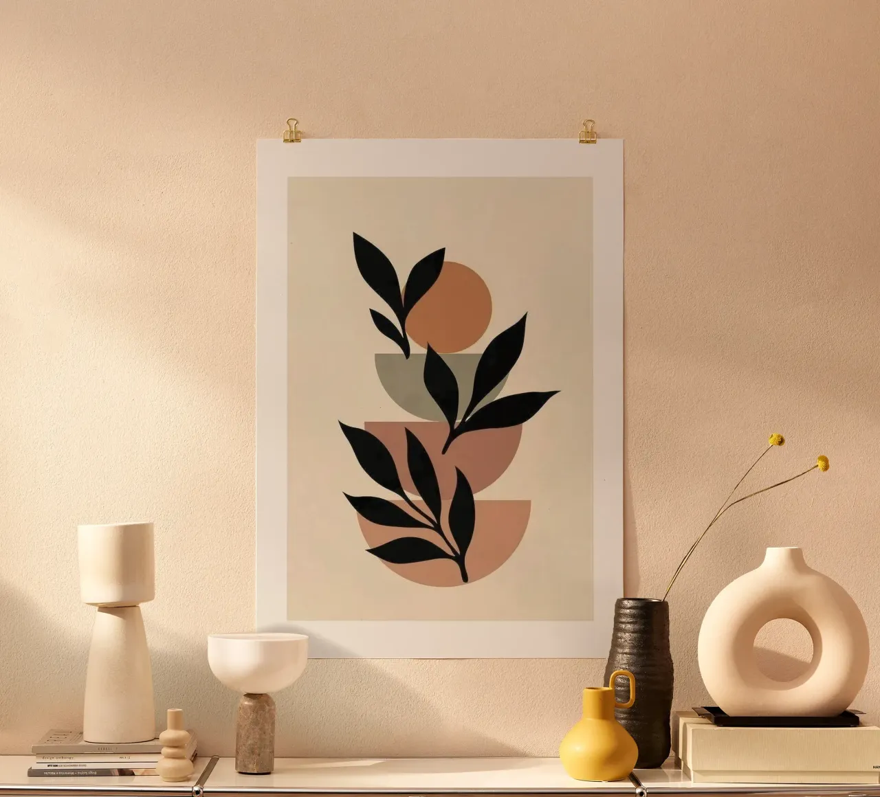 shape curve circle poster da throme