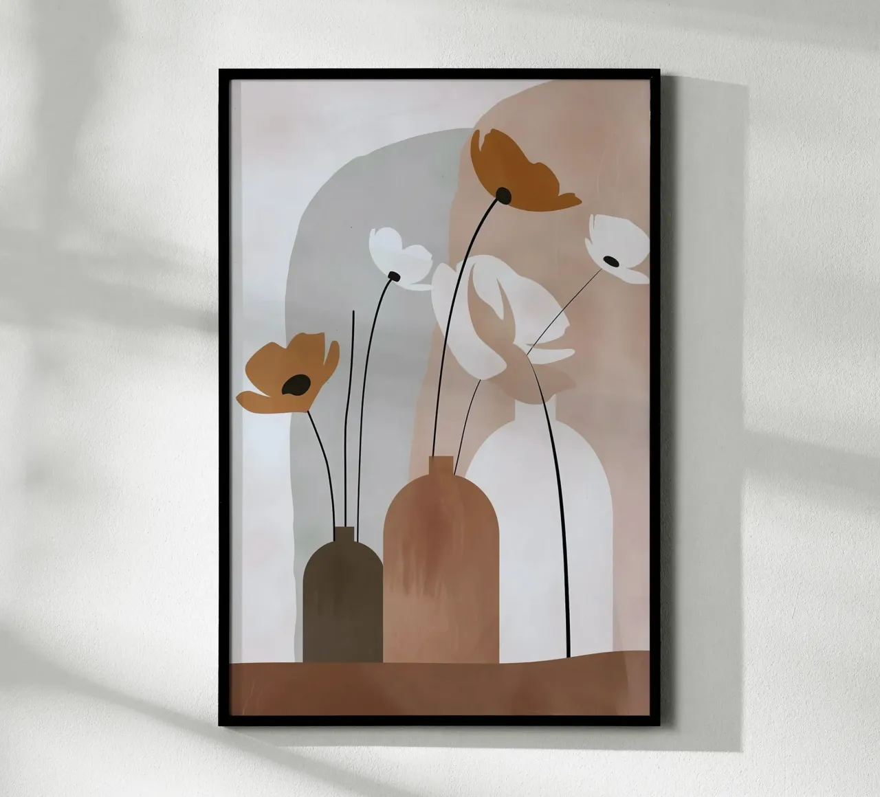 shape colors vase poster da chaodays