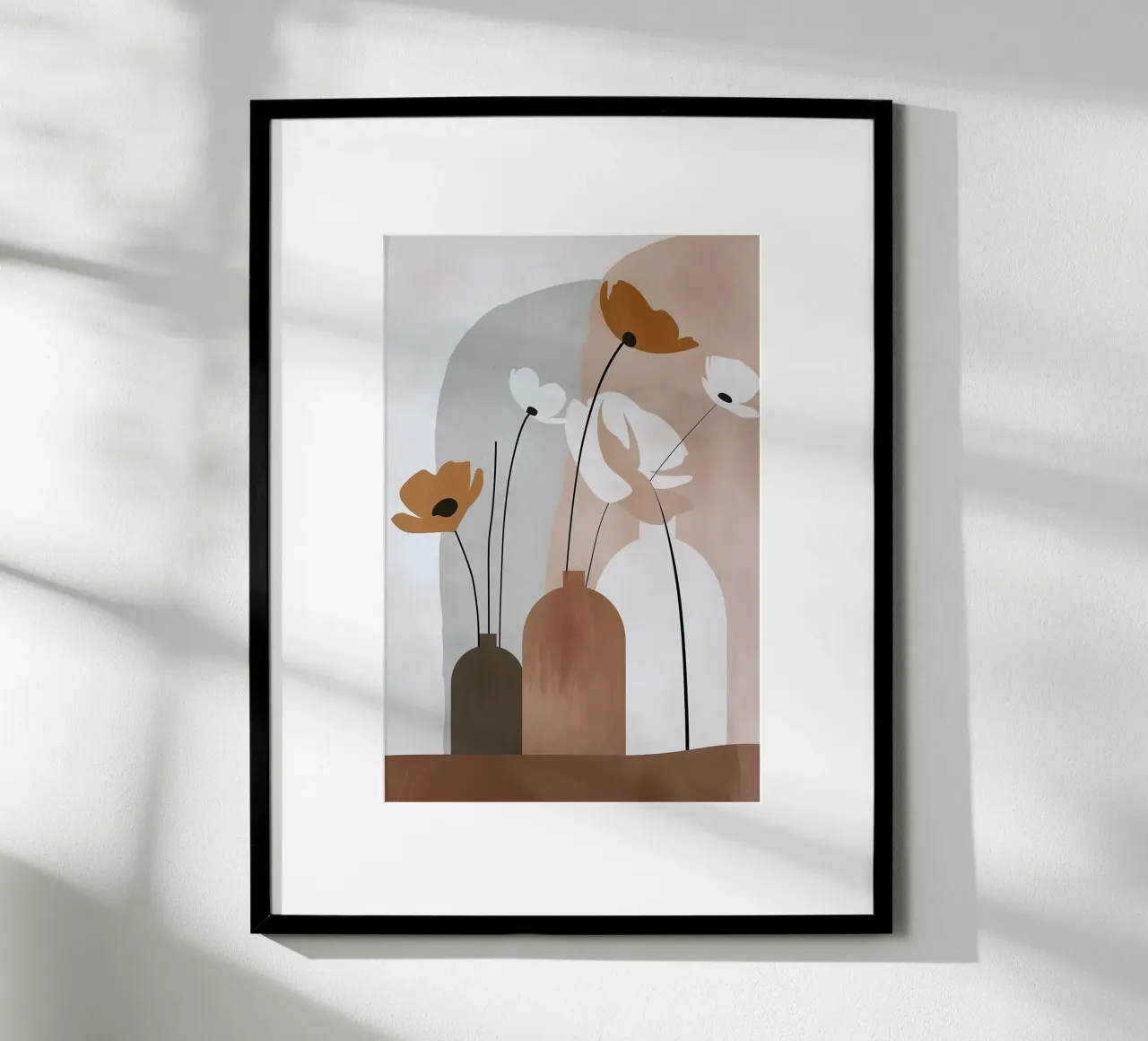 shape colors vase poster da chaodays