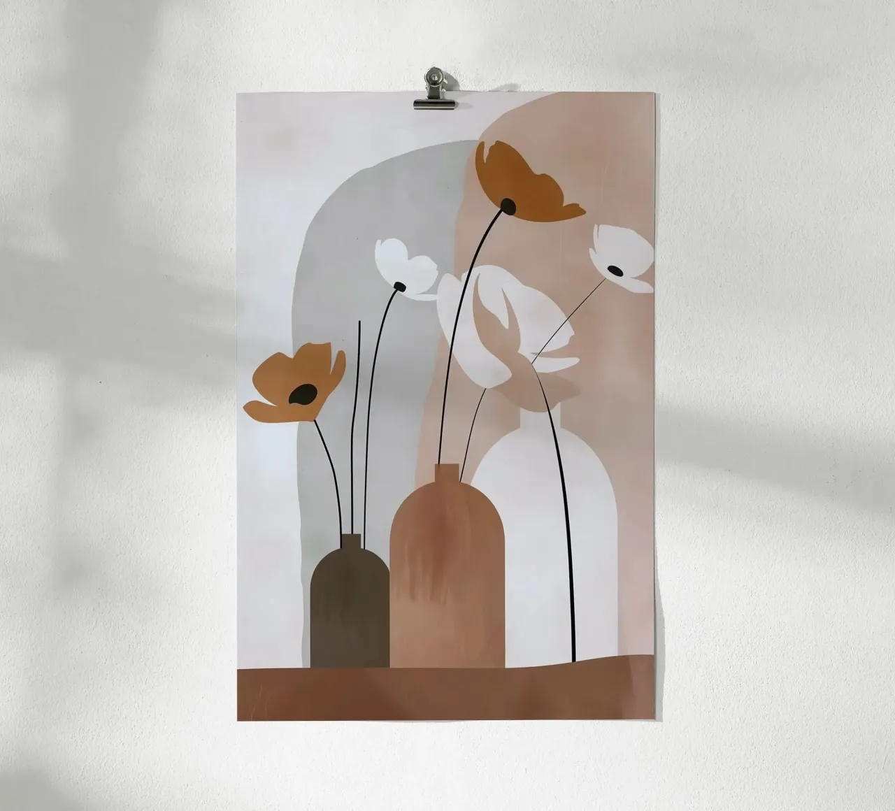 shape colors vase poster da chaodays