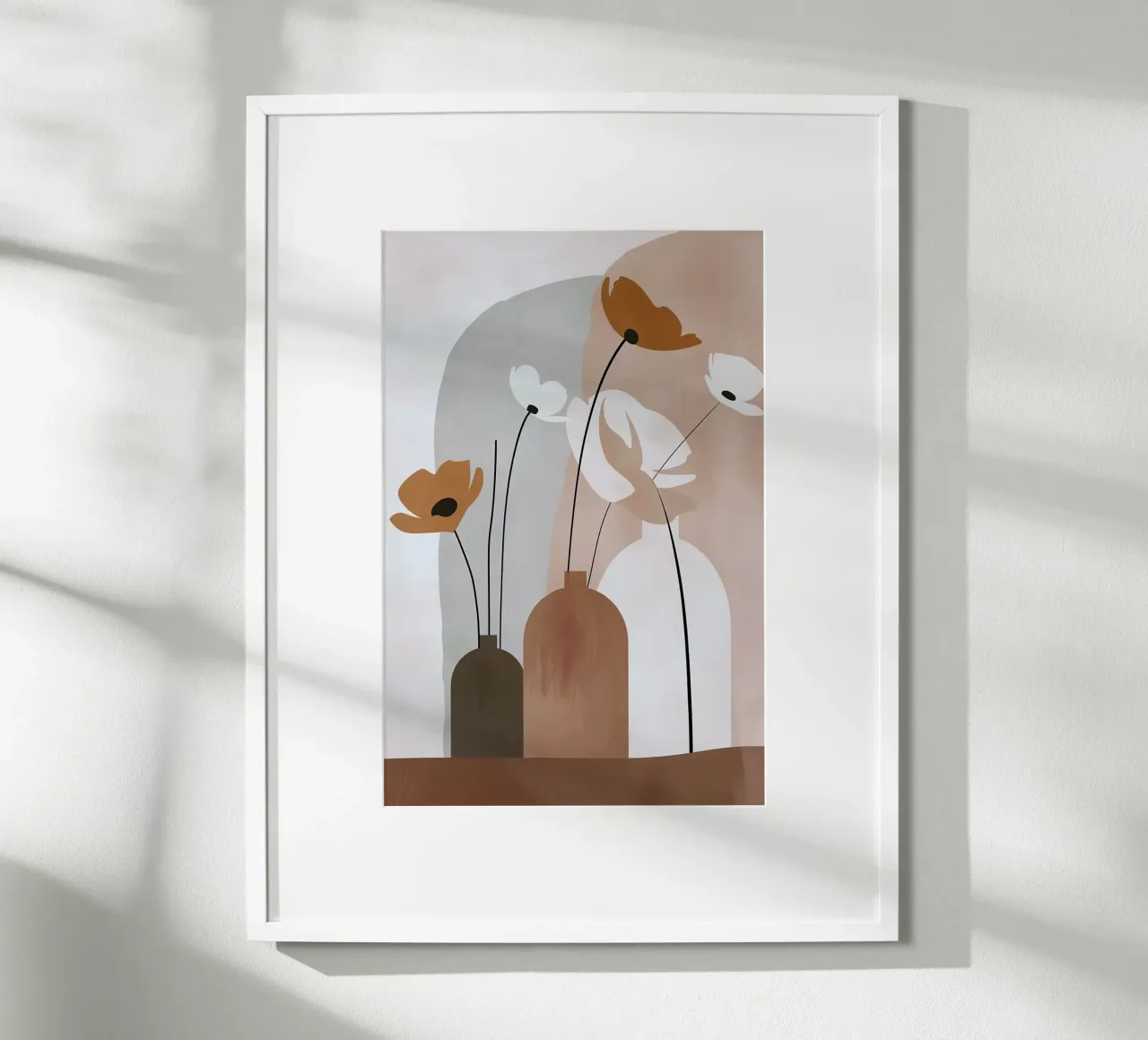 shape colors vase poster da chaodays