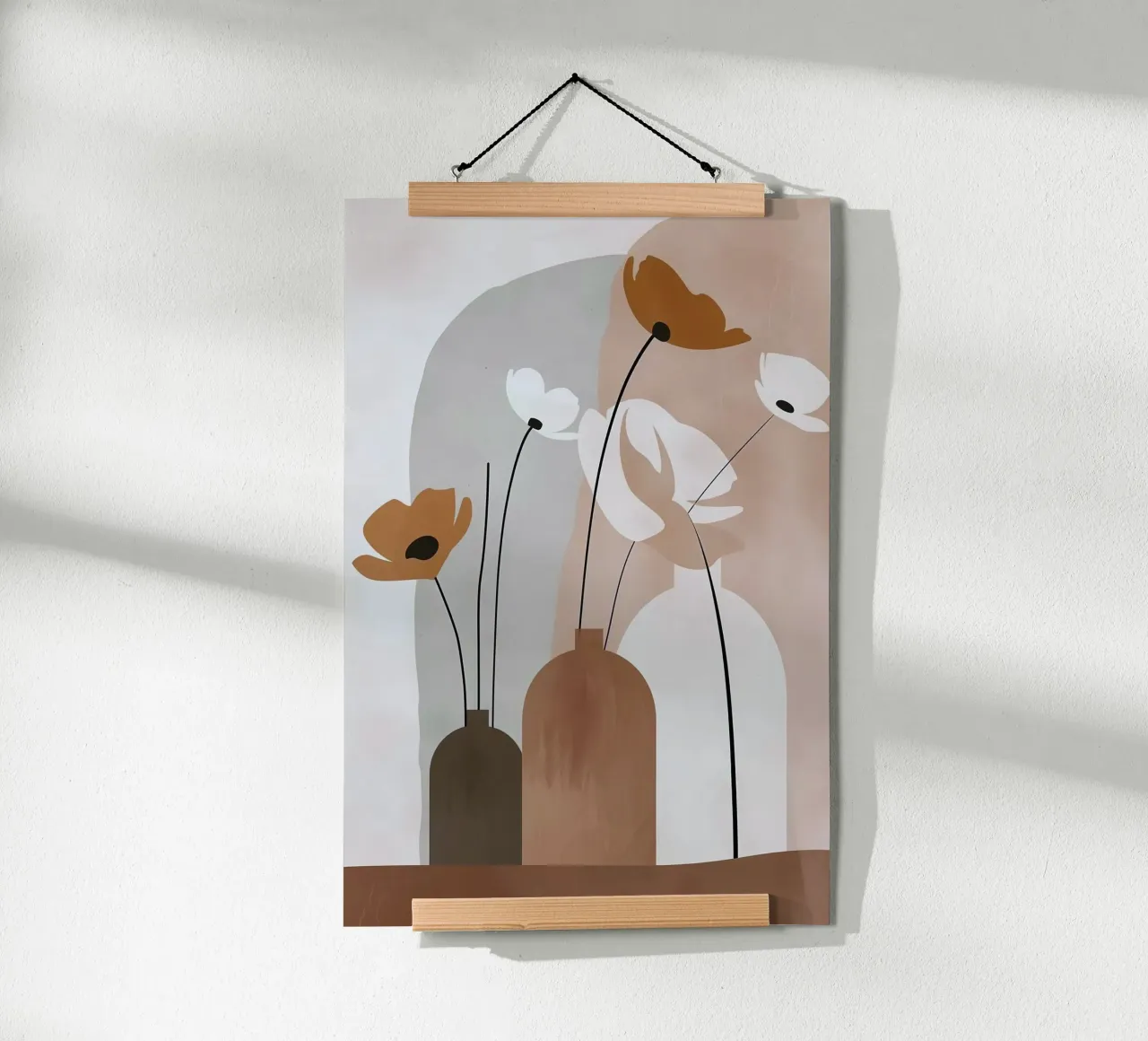 shape colors vase poster da chaodays