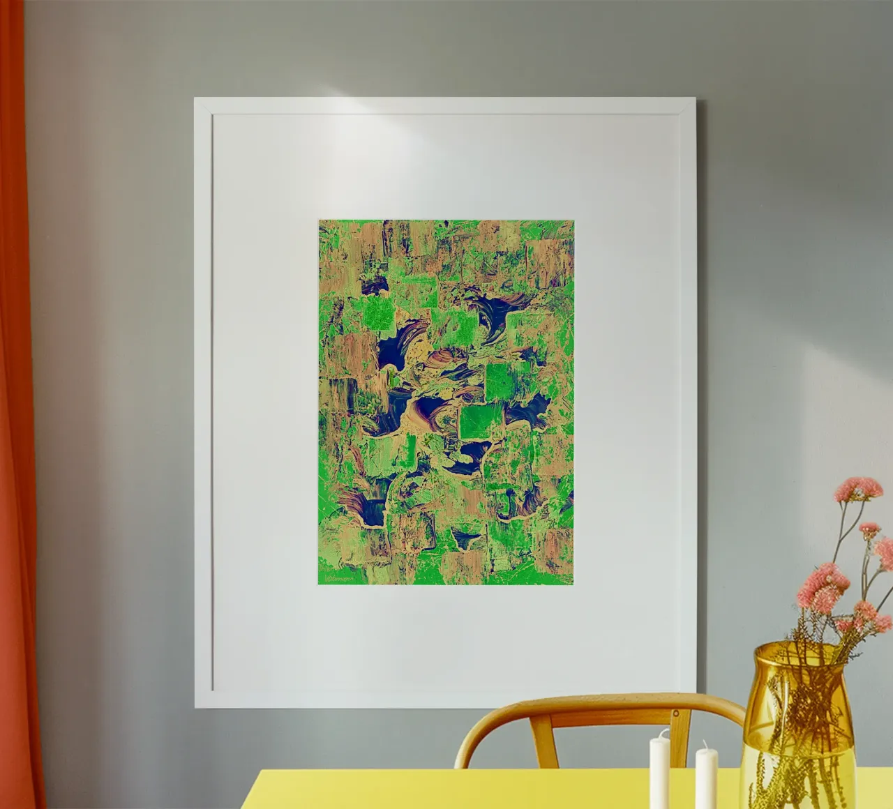IDEAL GIFT 72 invers poster da Thierry Vobmann Abstract painting