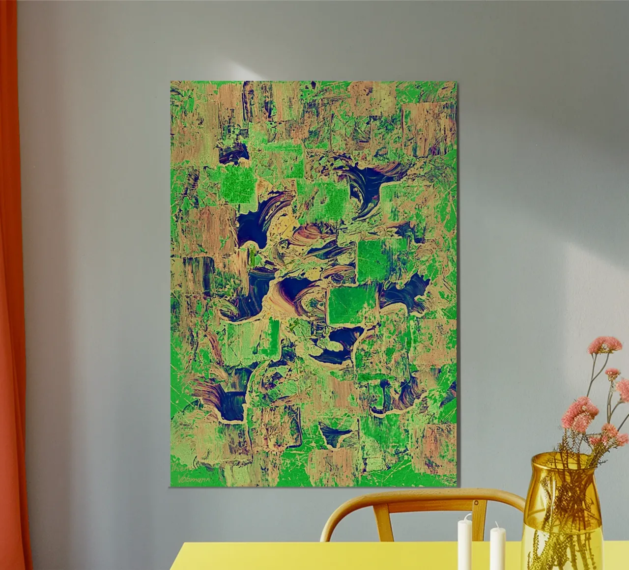 IDEAL GIFT 72 invers poster da Thierry Vobmann Abstract painting
