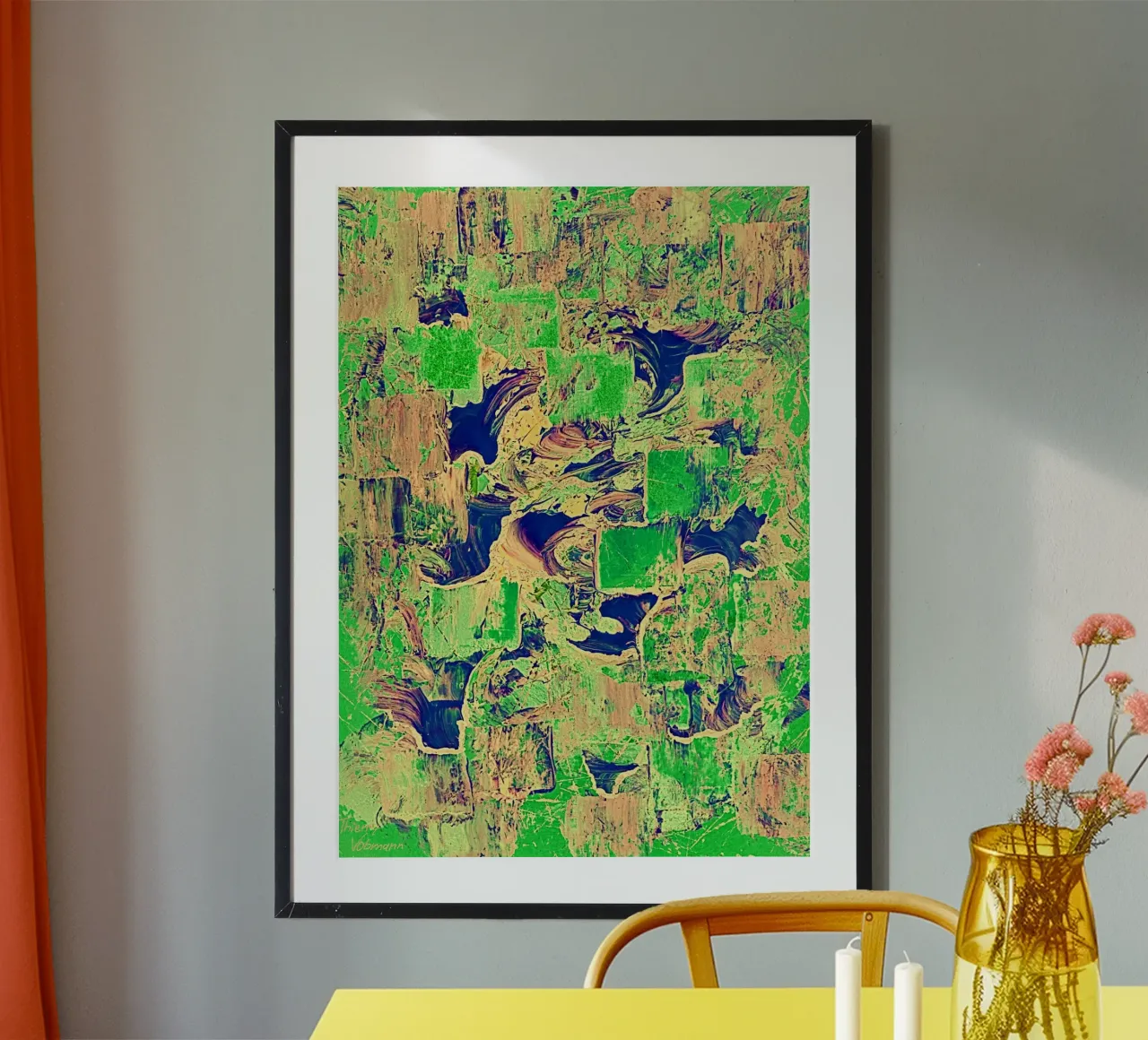 IDEAL GIFT 72 invers poster da Thierry Vobmann Abstract painting